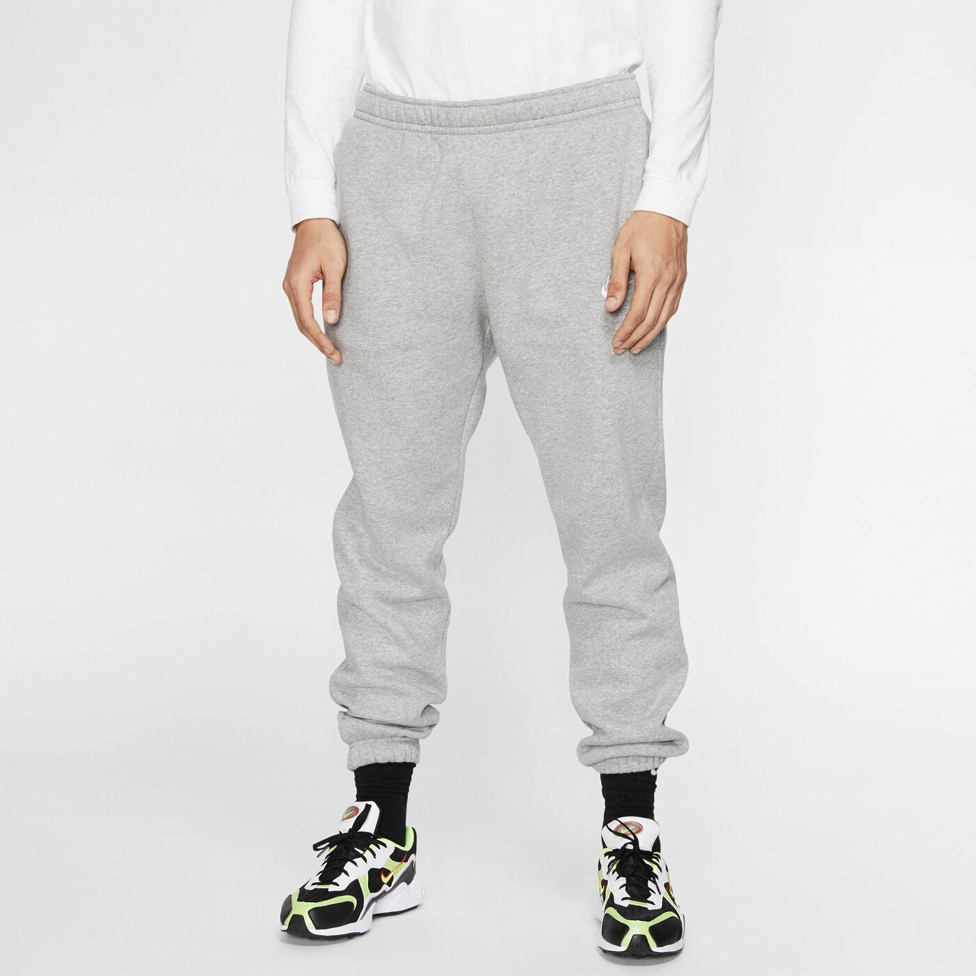 M NSW CLUB PANT CF BB DK GREY HEATHER/MATTE SILVER/W DK GREY HEATHER/MATTE SILVER/W Bild 3