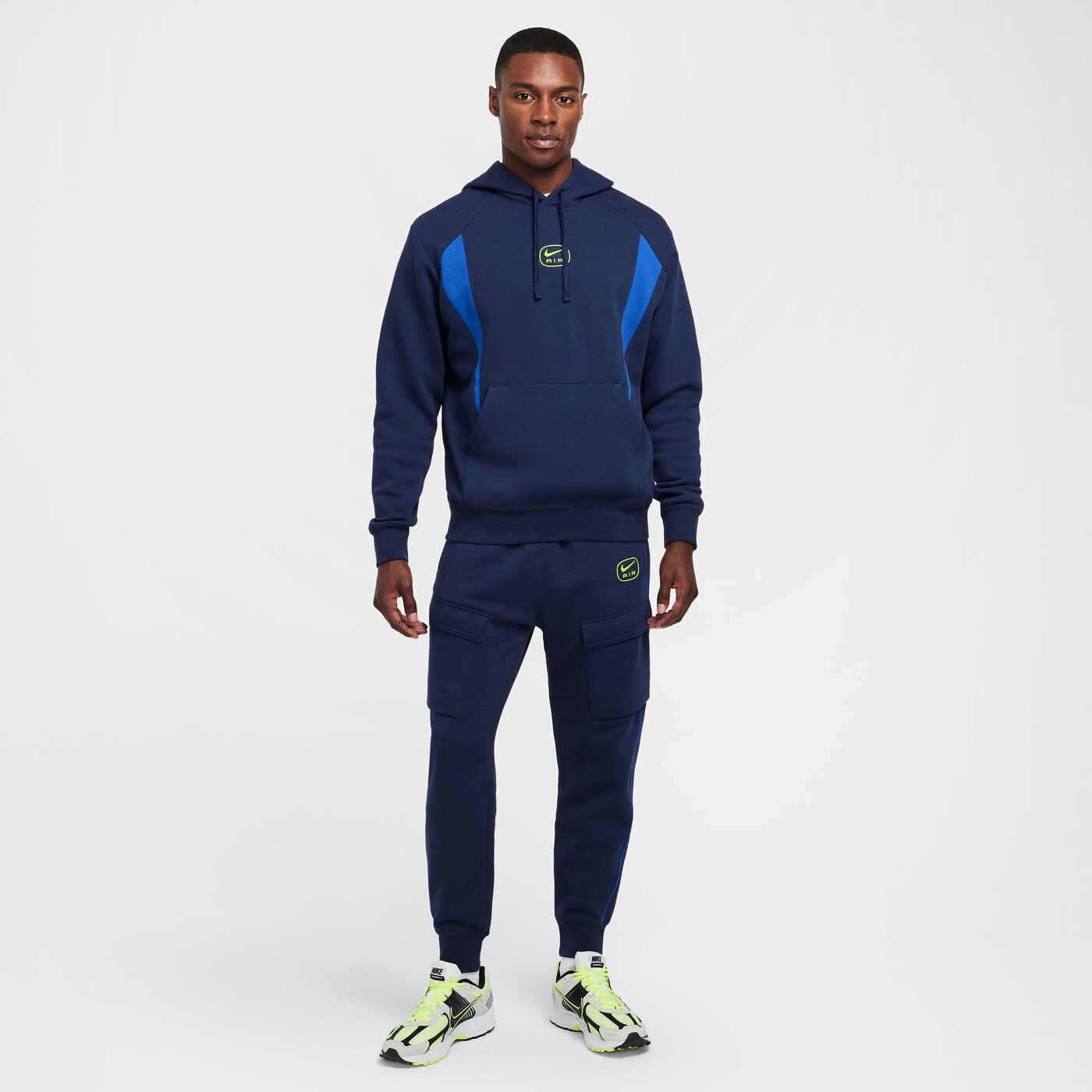 M NSW SW AIR PO HOODY FLC BB MIDNIGHT NAVY/GAME ROYAL/VOLT MIDNIGHT NAVY/GAME ROYAL/VOLT Bild 3
