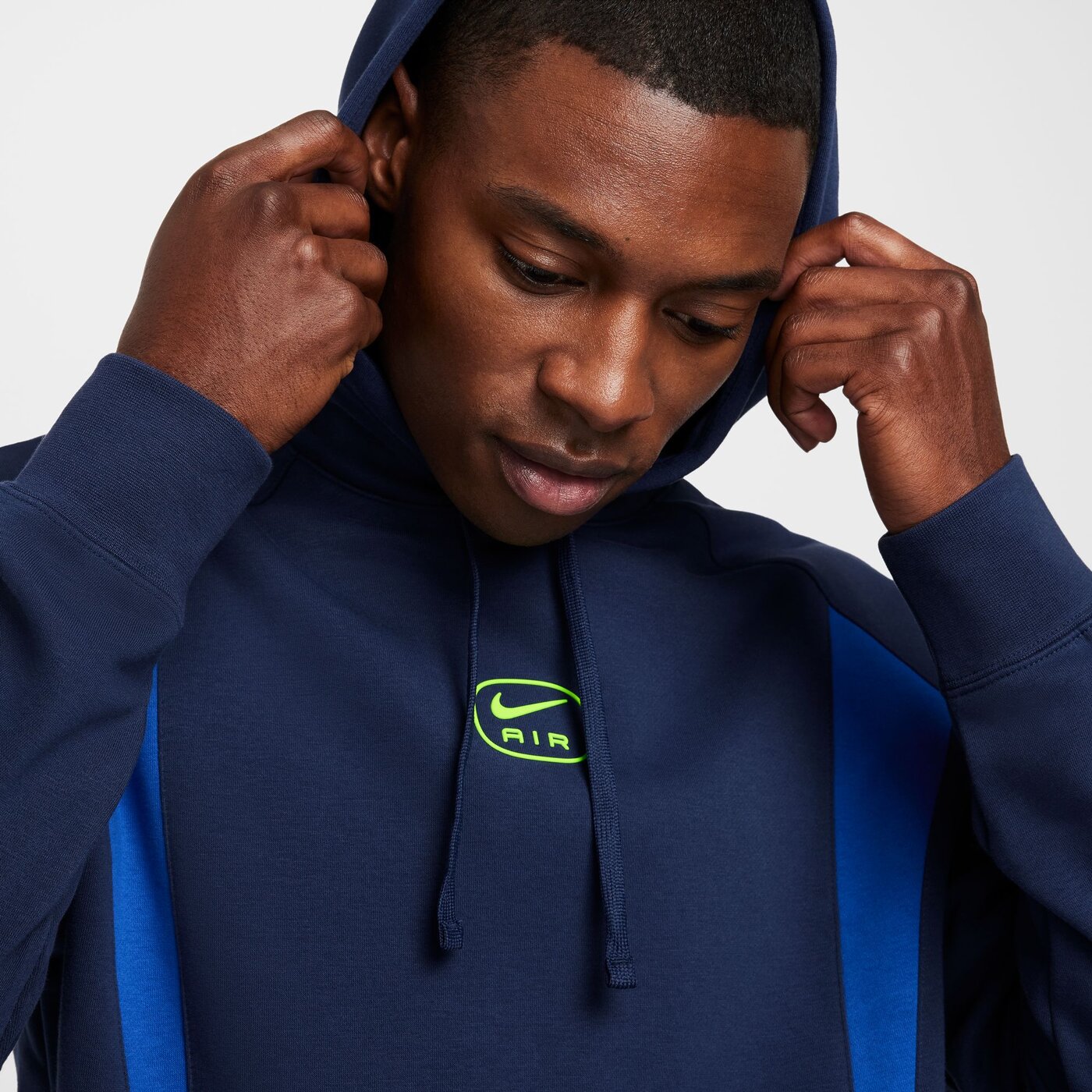 M NSW SW AIR PO HOODY FLC BB MIDNIGHT NAVY/GAME ROYAL/VOLT MIDNIGHT NAVY/GAME ROYAL/VOLT Bild 4