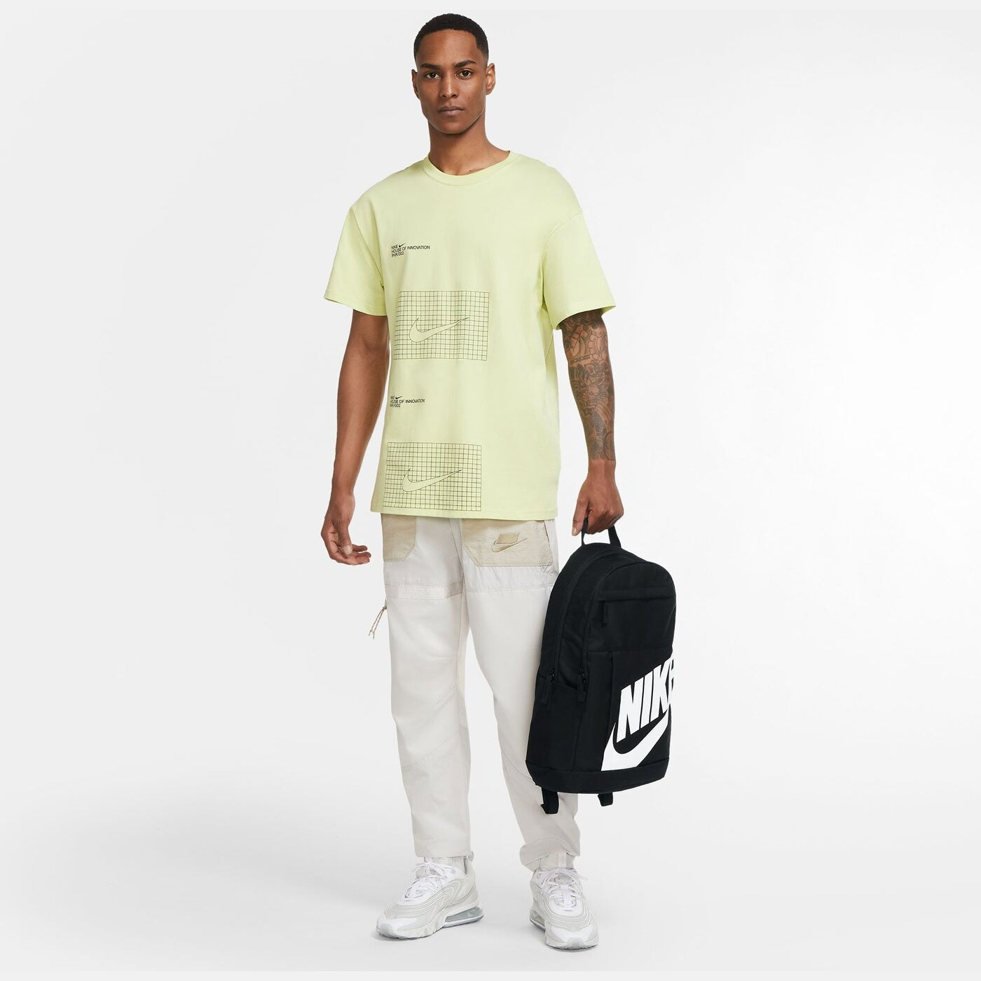 NK ELMNTL BKPK - FA21 BLACK/BLACK/WHITE Bild 5