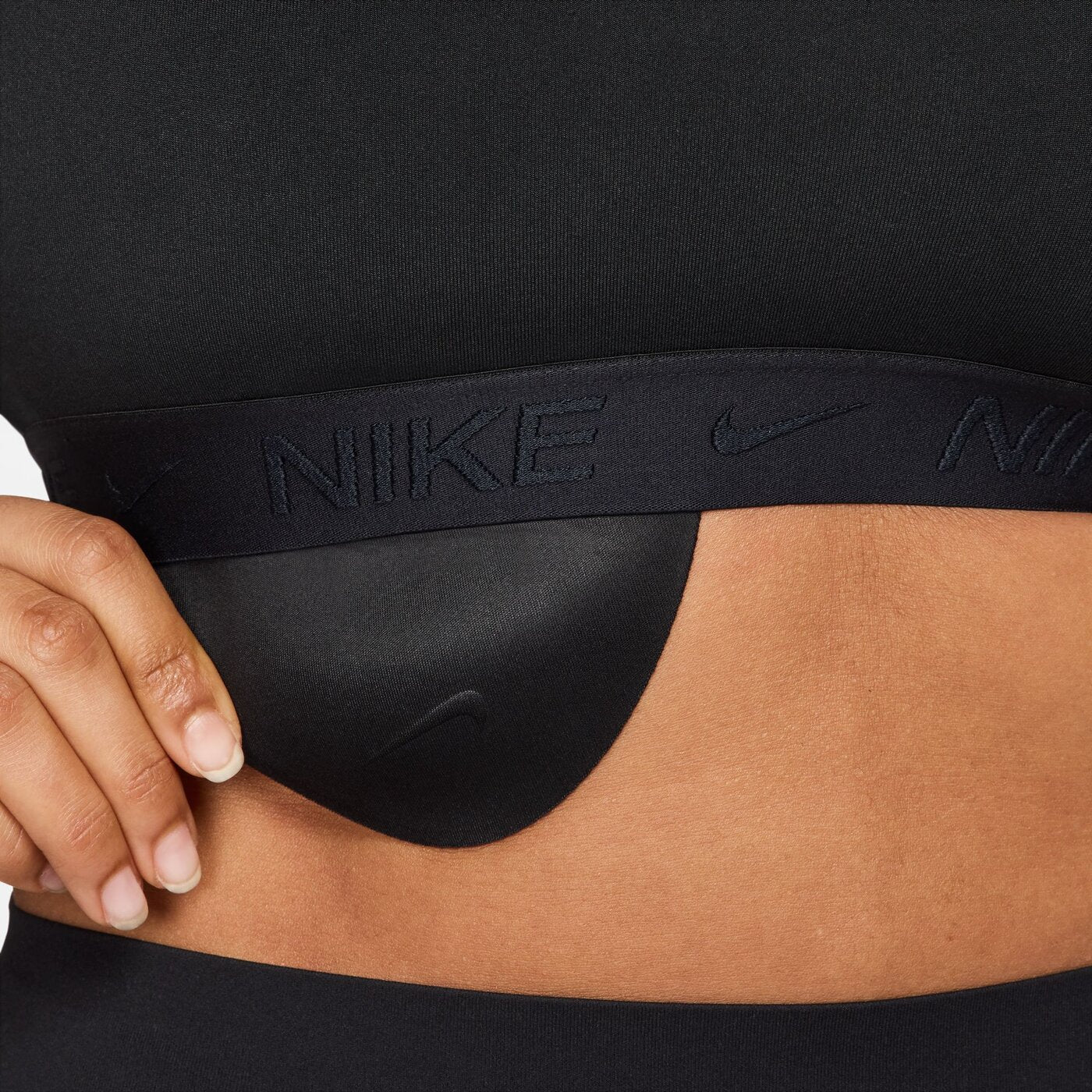 W NK DF INDY LGT SPT BRA BLACK/BLACK BLACK/BLACK Bild 5