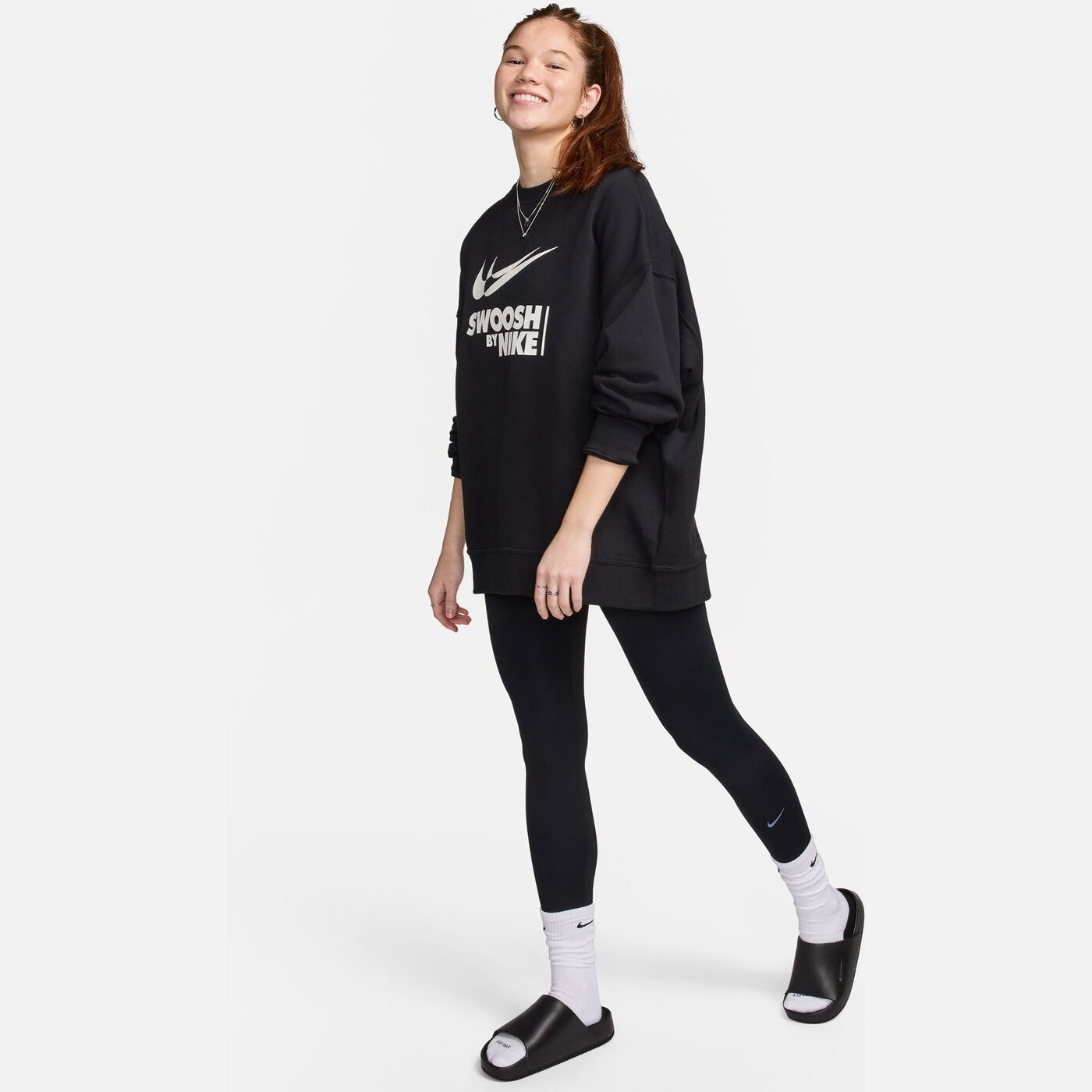 W NK DF ONE HR TIGHT BLACK/BLACK BLACK/BLACK Bild 3