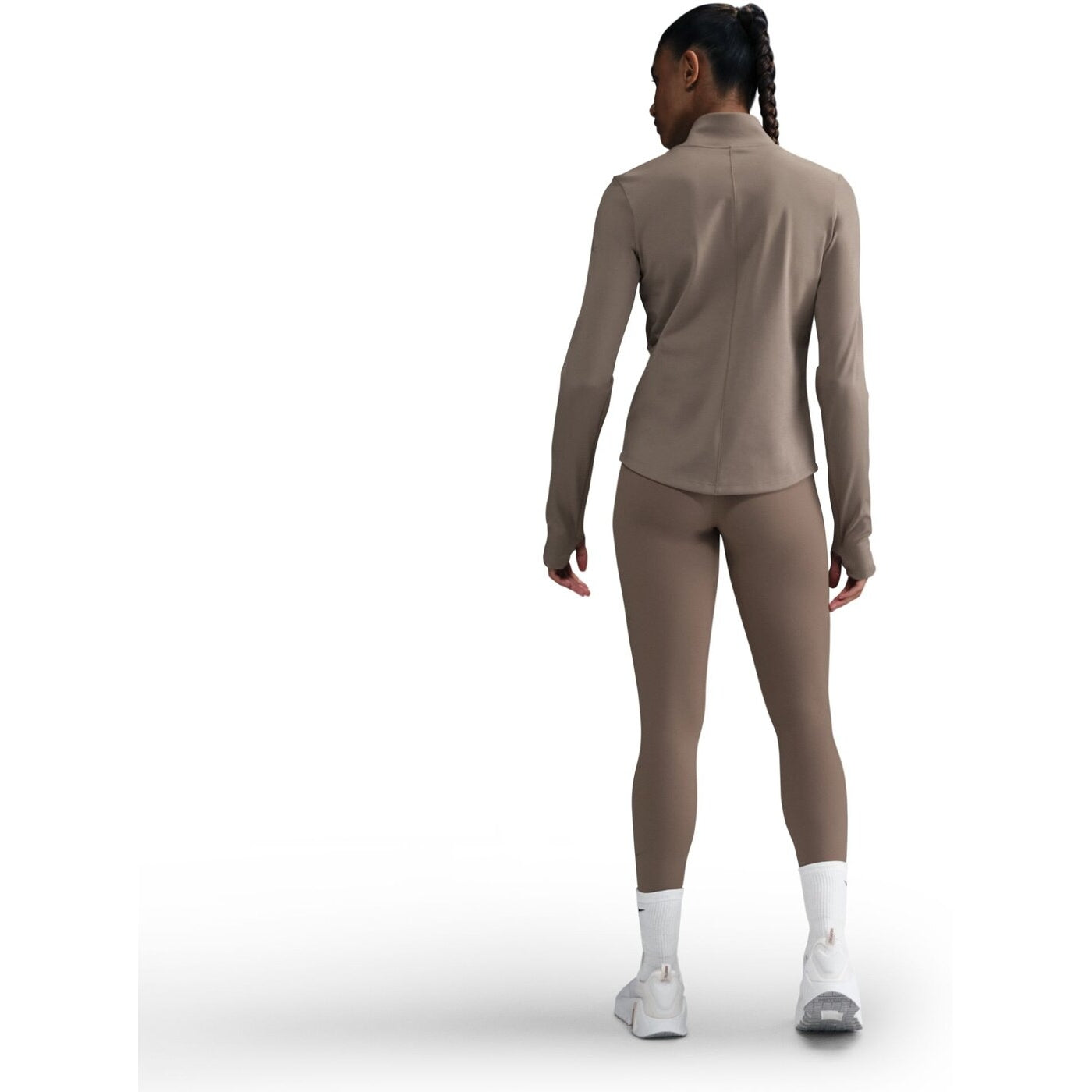 W NK DF ONE HR TIGHT MINK BROWN/BLACK MINK BROWN/BLACK Bild 3