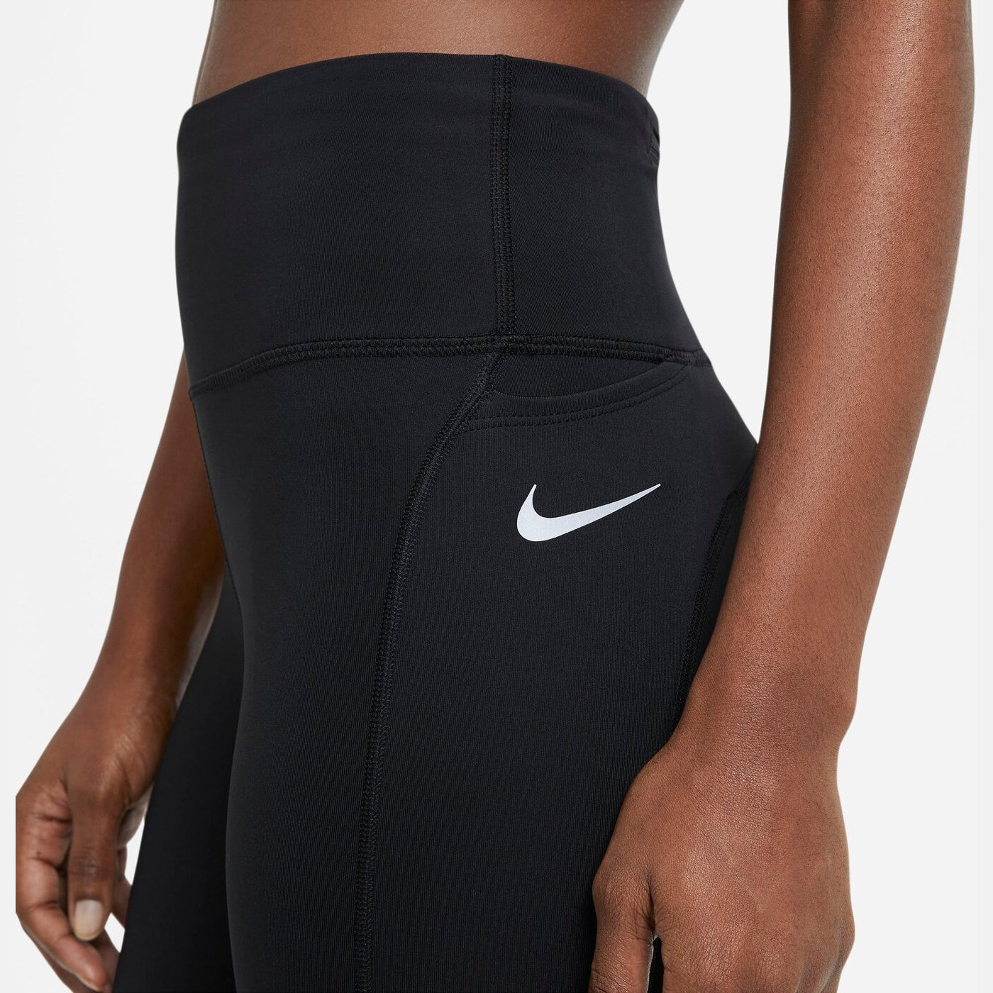 W NK EPIC FAST CROP BLACK/REFLECTIVE SILV Bild 3