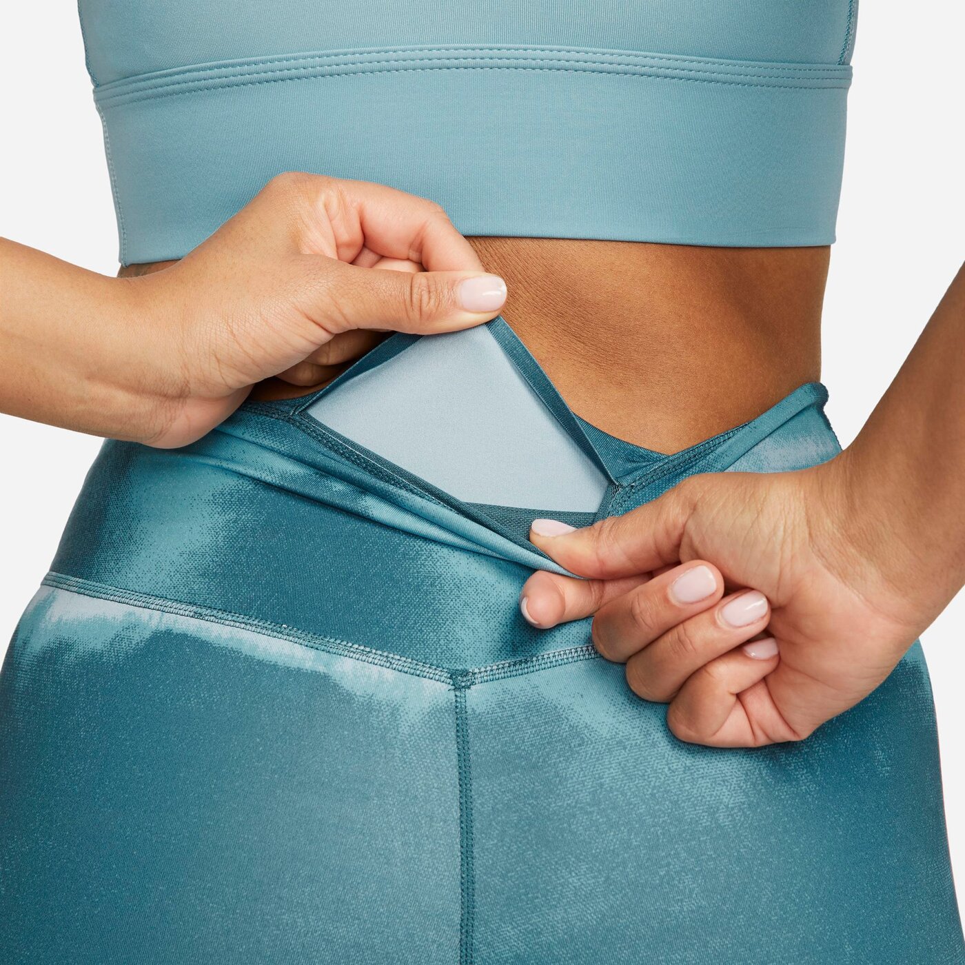 W NK ONE LUXE DF MR TGHT AOP ASH GREEN/RUSH ORANGE/CLEA ASH GREEN/RUSH ORANGE/CLEA Bild 6