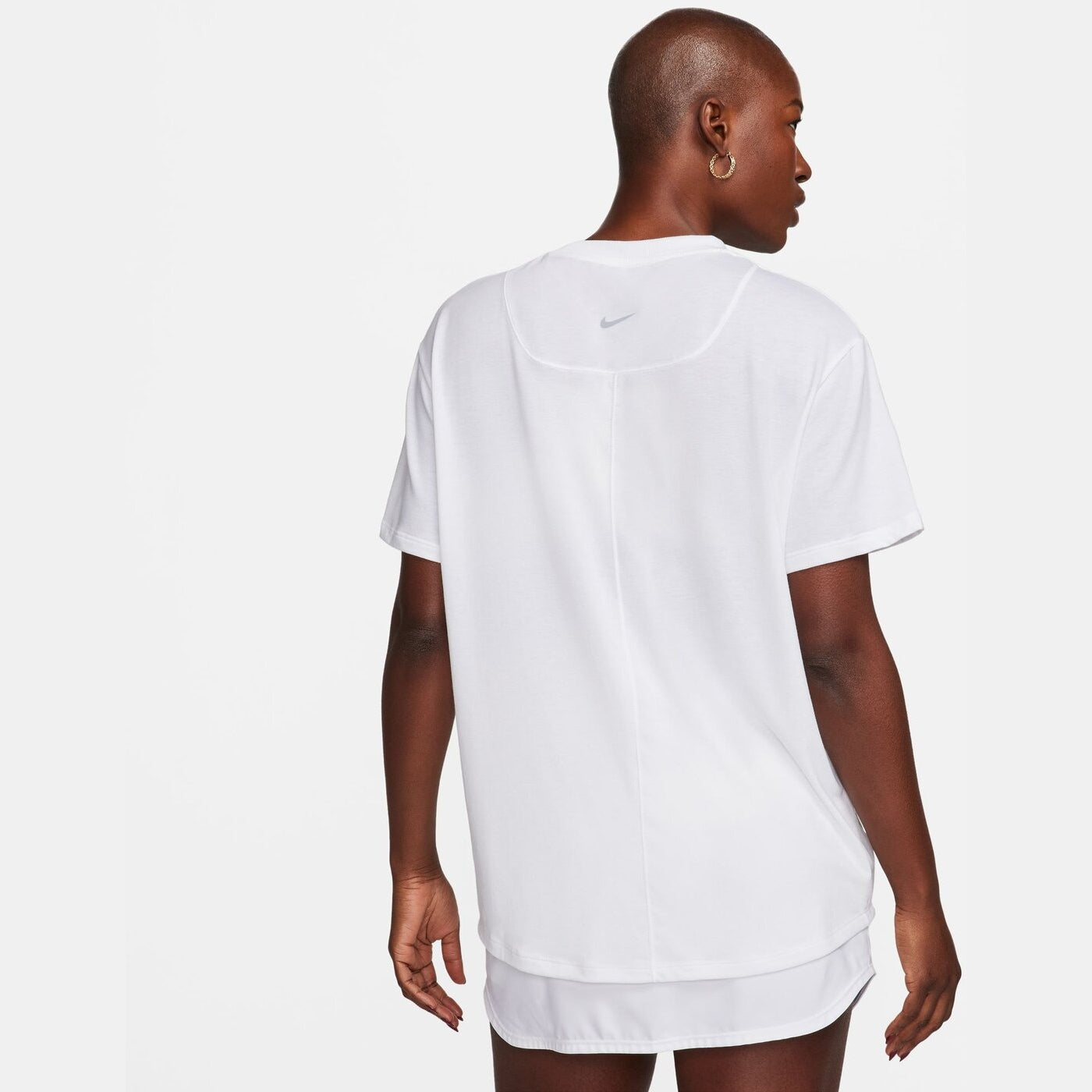 W NK ONE RELAXED DF SS TOP WHITE/BLACK WHITE Bild 2