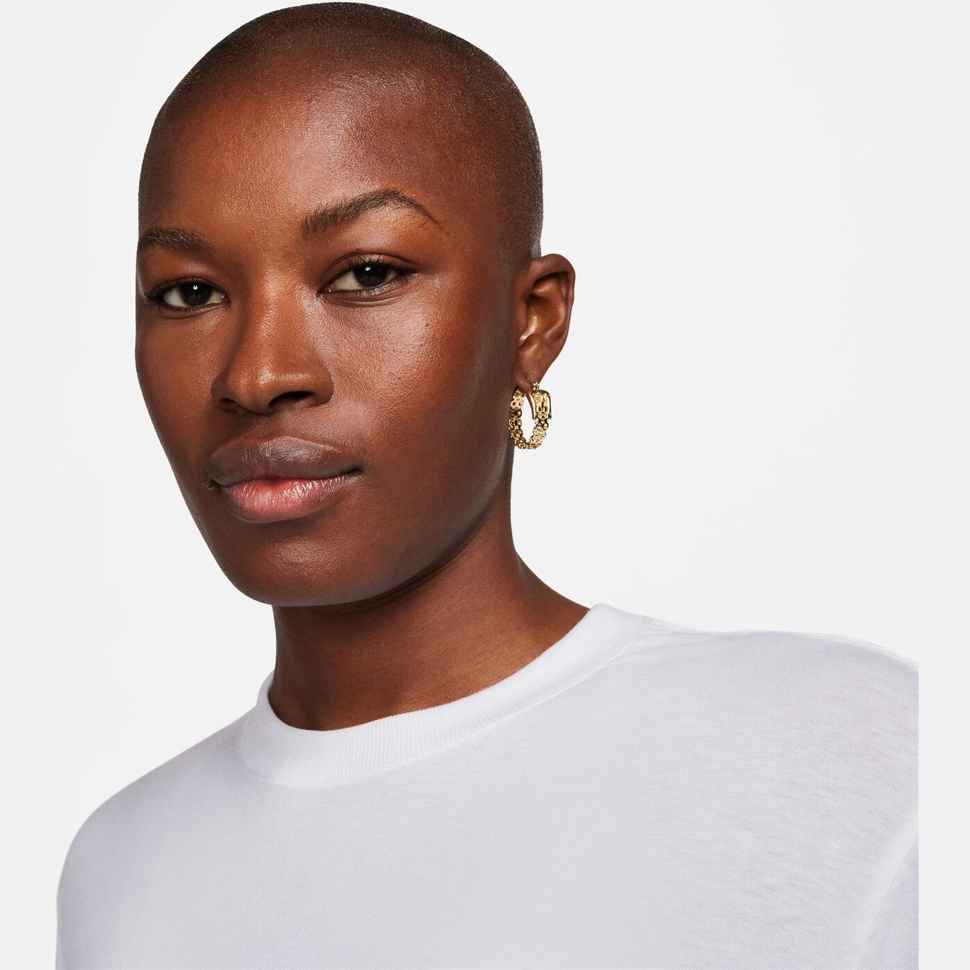 W NK ONE RELAXED DF SS TOP WHITE/BLACK WHITE Bild 4