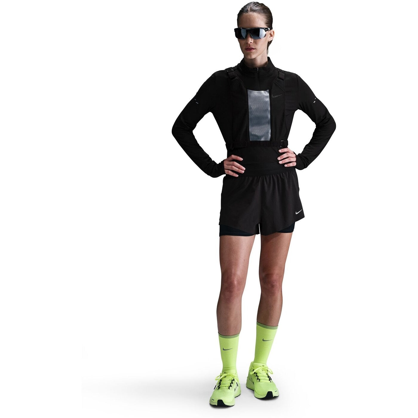 W NK SWIFT DF MR 2N1 SHRT BLACK/REFLECTIVE SILV BLACK/REFLECTIVE SILV Bild 1