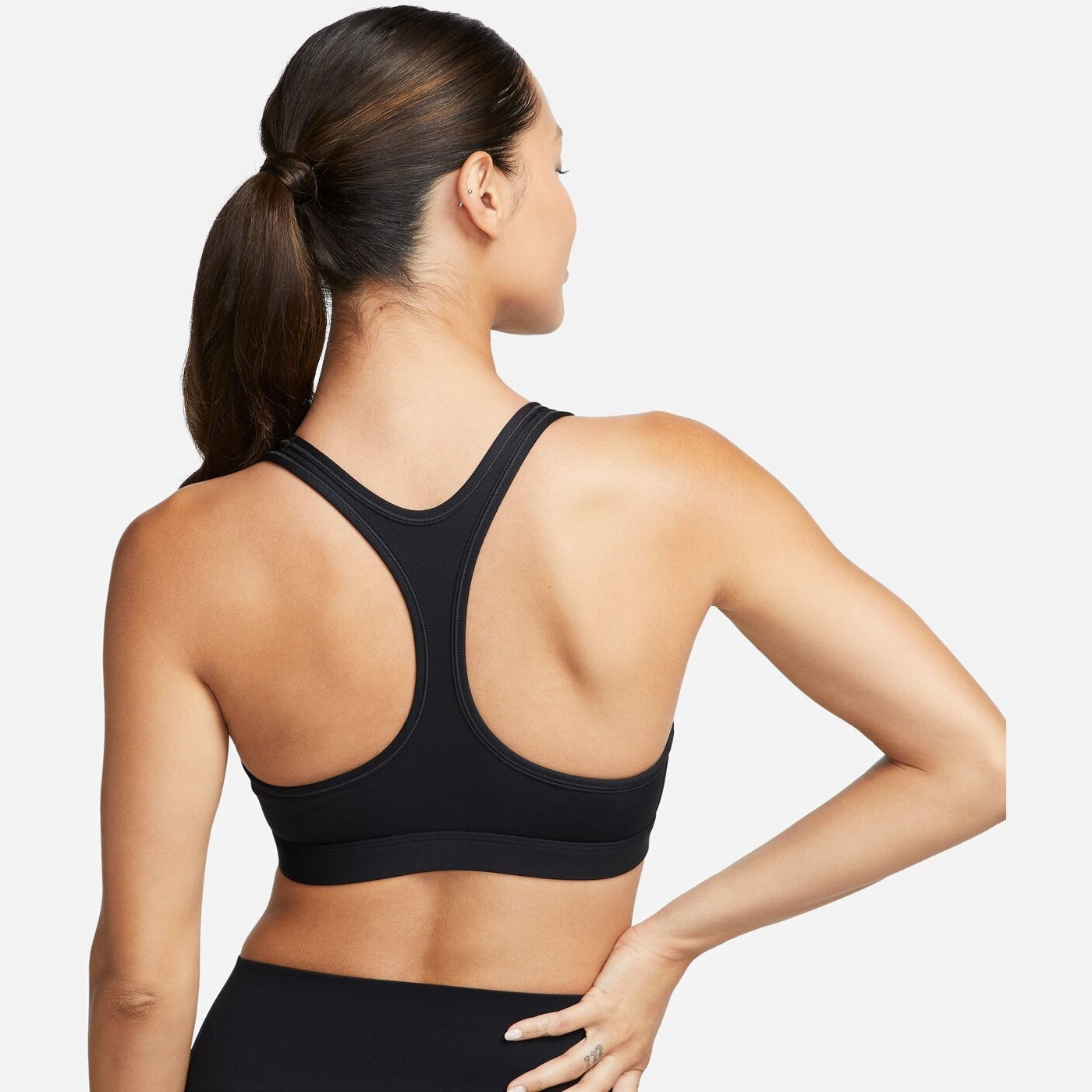 W NK SWSH LGT SPT BRA BLACK/WHITE BLACK/WHITE Bild 2