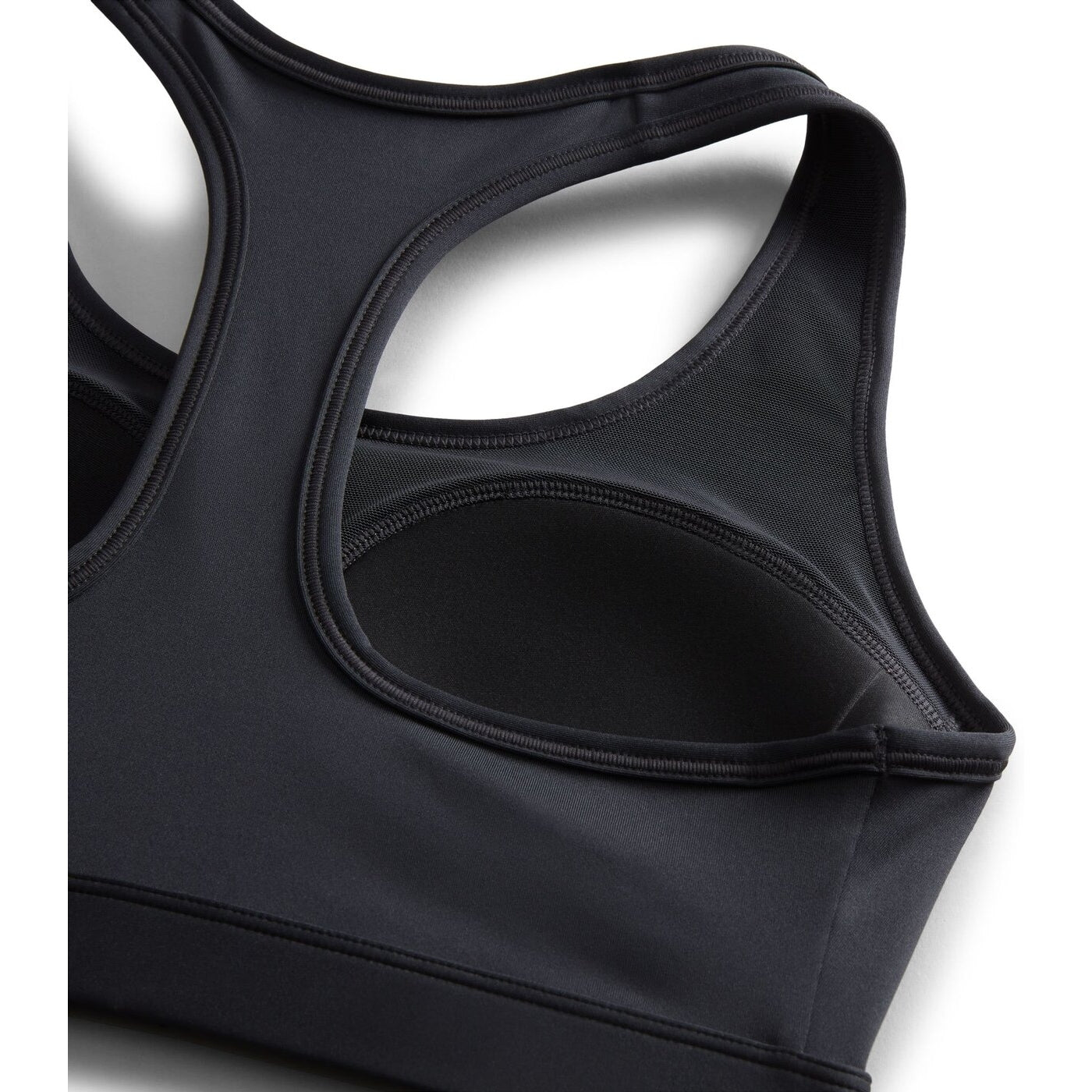 W NK SWSH MED SPT BRA BLACK/WHITE BLACK/WHITE Bild 5