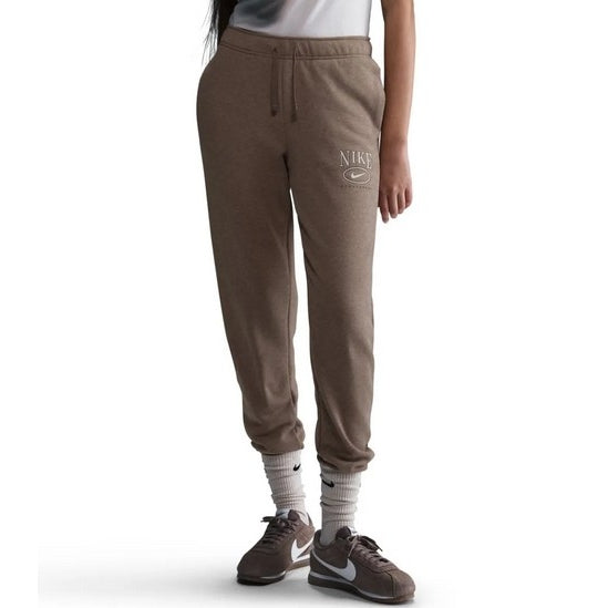 W NSW CLUB FLC MR GFX STD PANT MINK BROWN/HTR MINK BROWN/HTR Bild 1