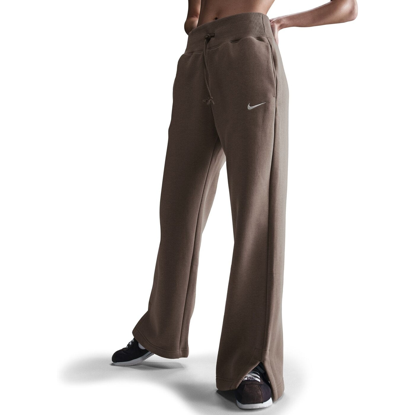 W NSW PHNX FLC HR PANT WIDE MINK BROWN/SAIL MINK BROWN/SAIL Bild 1