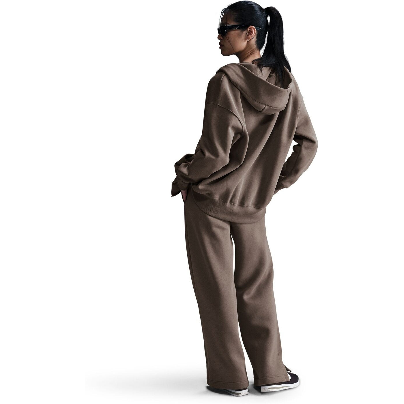 W NSW PHNX FLC HR PANT WIDE MINK BROWN/SAIL MINK BROWN/SAIL Bild 4