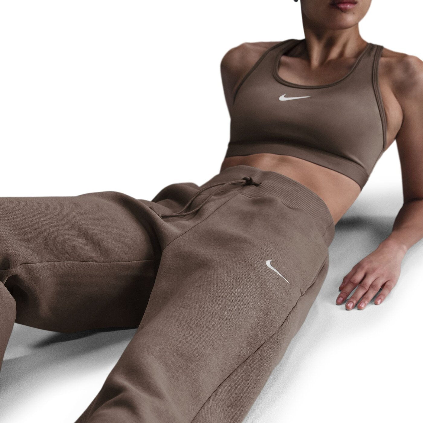 W NSW PHNX FLC HR PANT WIDE MINK BROWN/SAIL MINK BROWN/SAIL Bild 5