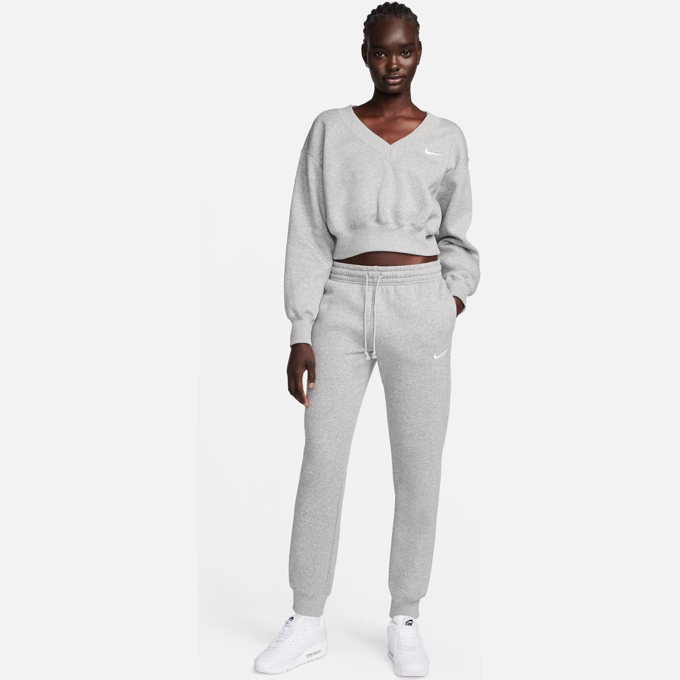 W NSW PHNX FLC MR PANT STD DK GREY HEATHER/SAIL DK GREY HEATHER/SAIL Bild 8