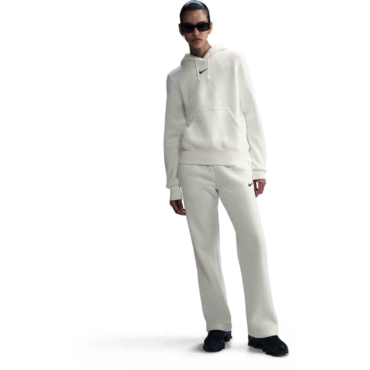 W NSW PHNX FLC STD PO HOODIE SAIL/BLACK SAIL/BLACK Bild 4