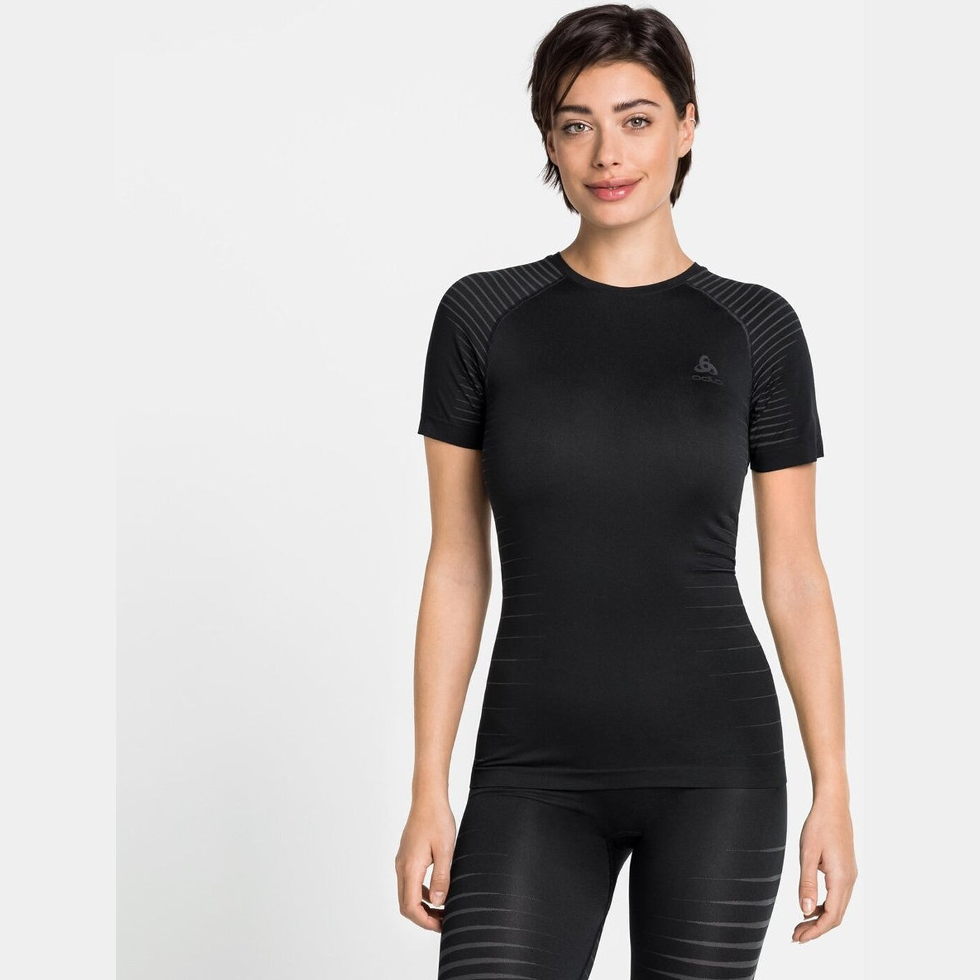 BL TOP crew neck s/s PERFORMAN BLACK BLACK Bild 3