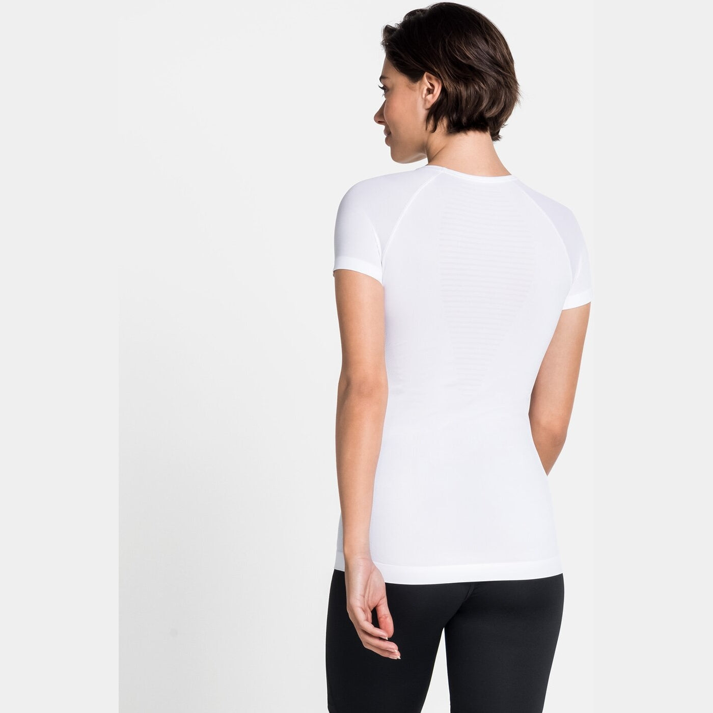 BL TOP Crew neck s/s PERFORMAN WHITE WHITE Bild 2