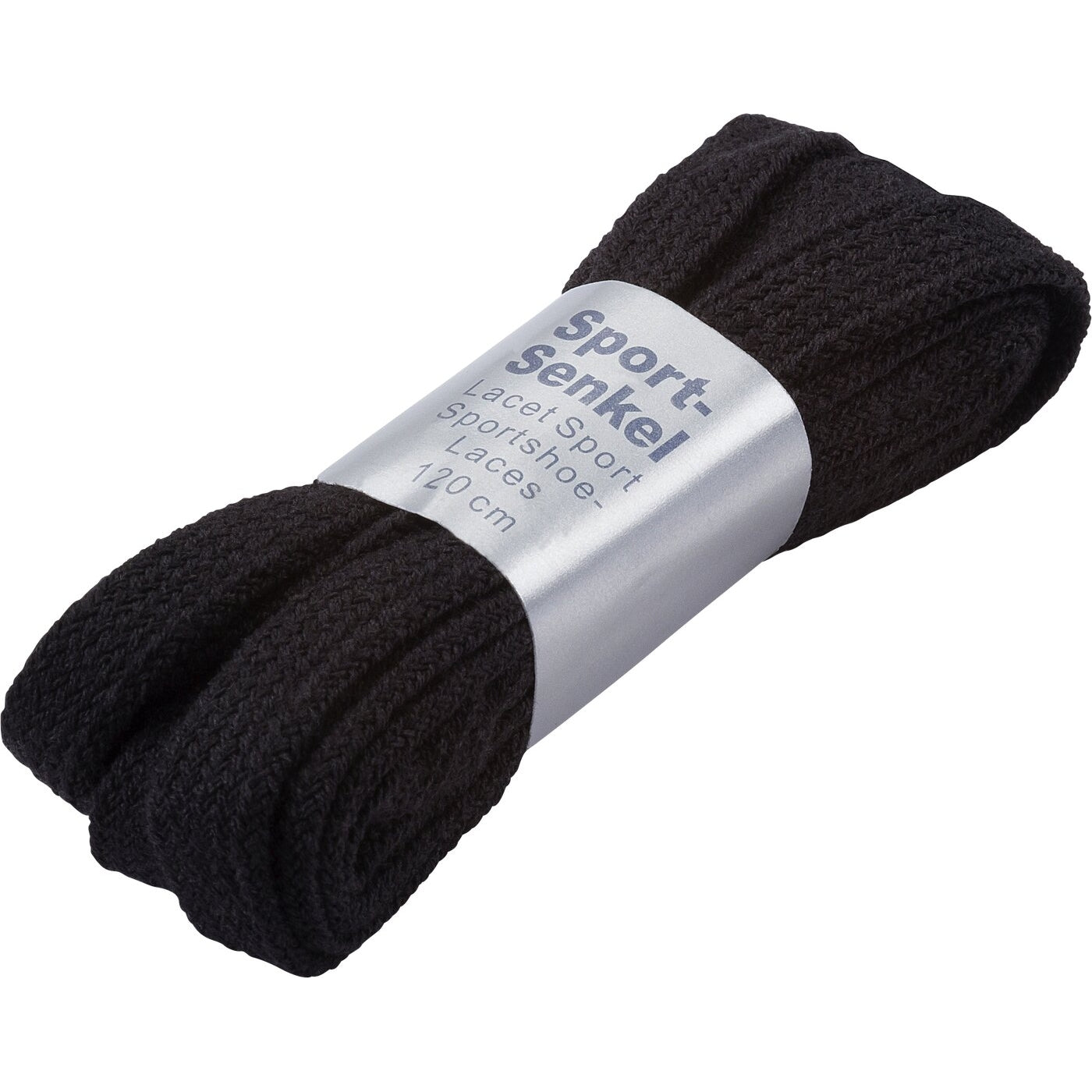 Schnürsenkel 120 cm flach schmal SCHWARZ004 Bild 1