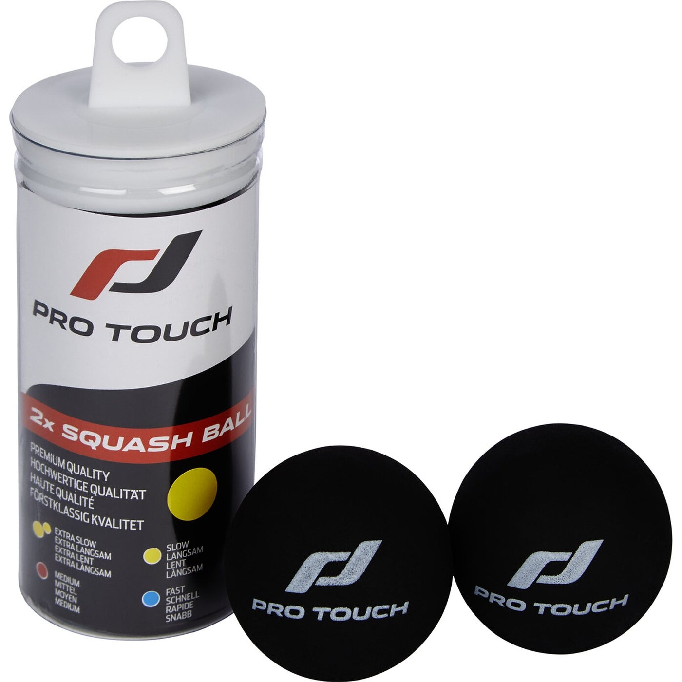 Squash-Ball Ace Squash Balls 2 pcs Tube YELLOW YELLOW Bild 2
