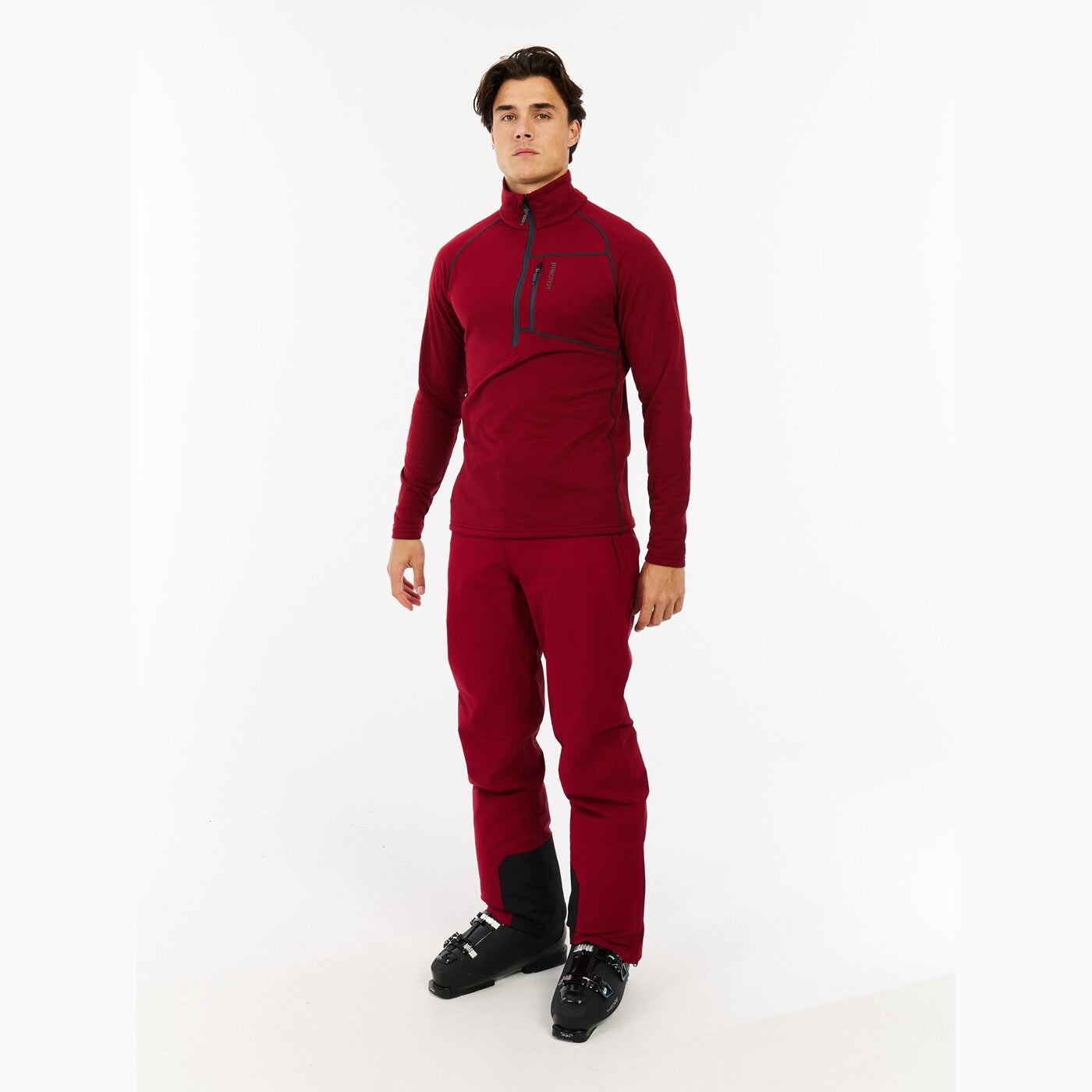 PRTRekody 1/4 zip active top VELVET RED VELVET RED Bild 5