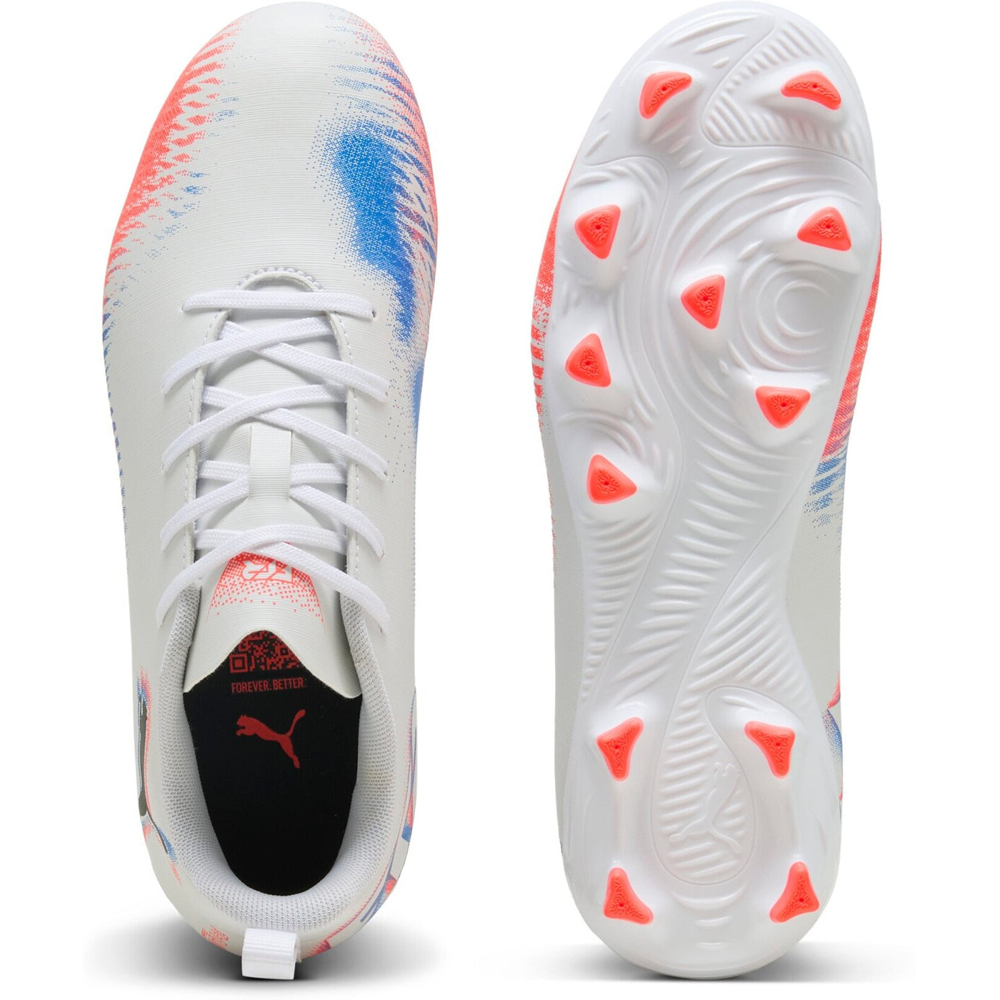 FUTURE 8 PLAY FG/AG Jr PUMA WHITE-PUMA BLACK-GLOWING RED PUMA WHITE-PUMA BLACK-GLOWING RED Bild 2