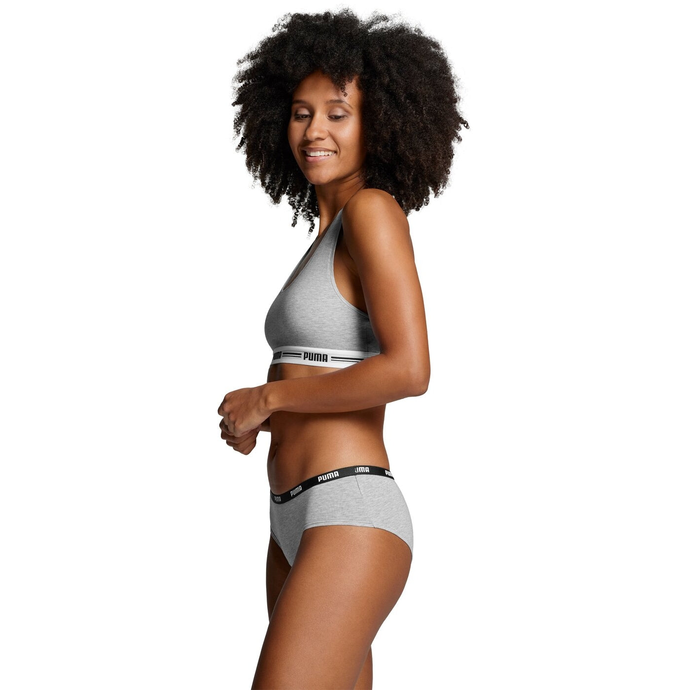 PUMA WOMEN HIPSTER 2P PACK GREY / GREY GREY / GREY Bild 5