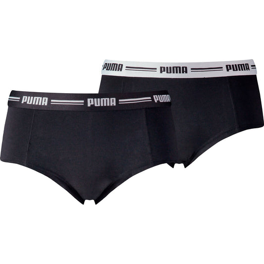 PUMA WOMEN MINI SHORT 2P PACK BLACK BLACK Bild 1