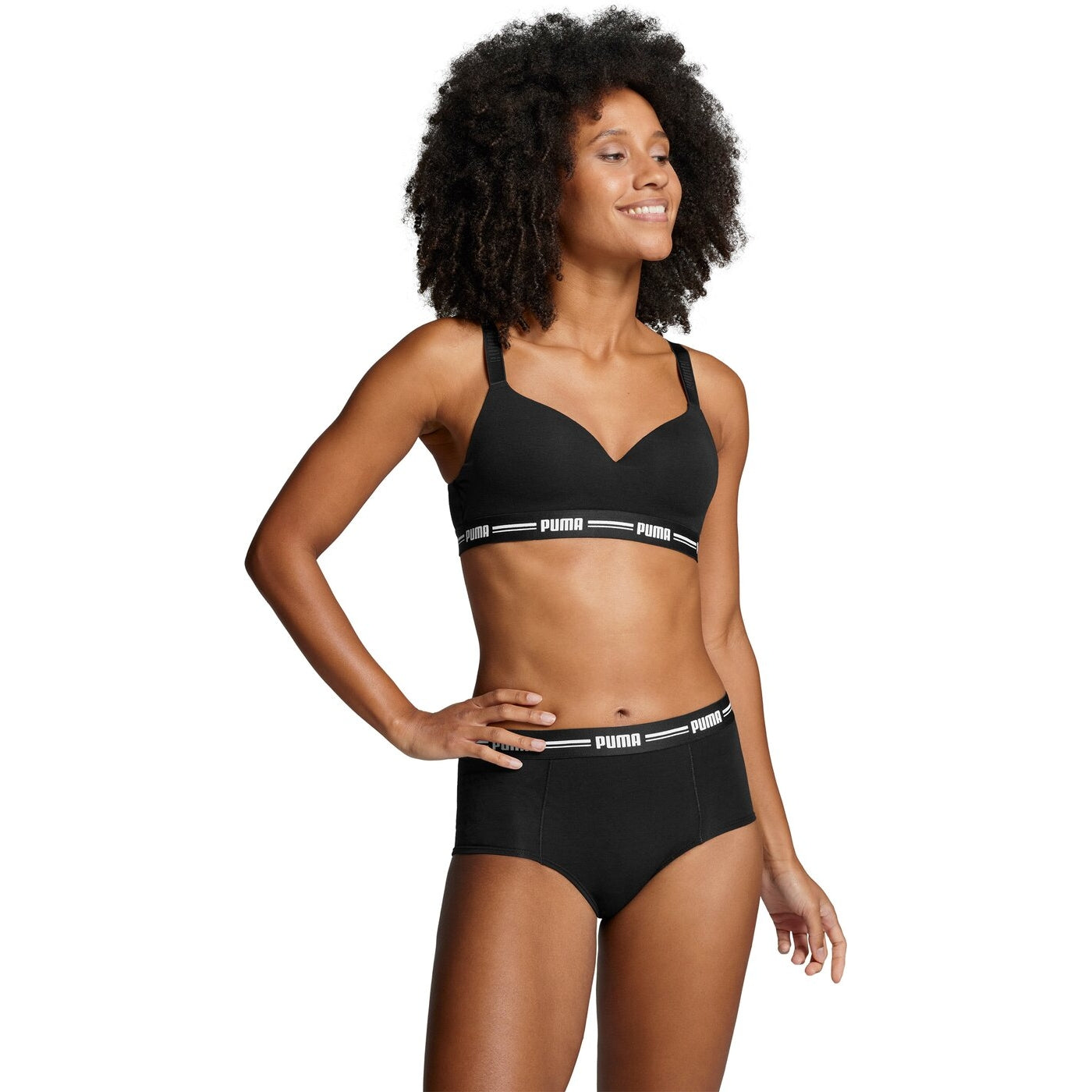 PUMA WOMEN MINI SHORT 2P PACK BLACK BLACK Bild 5