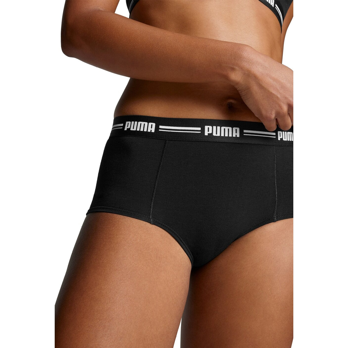 PUMA WOMEN MINI SHORT 2P PACK BLACK BLACK Bild 6