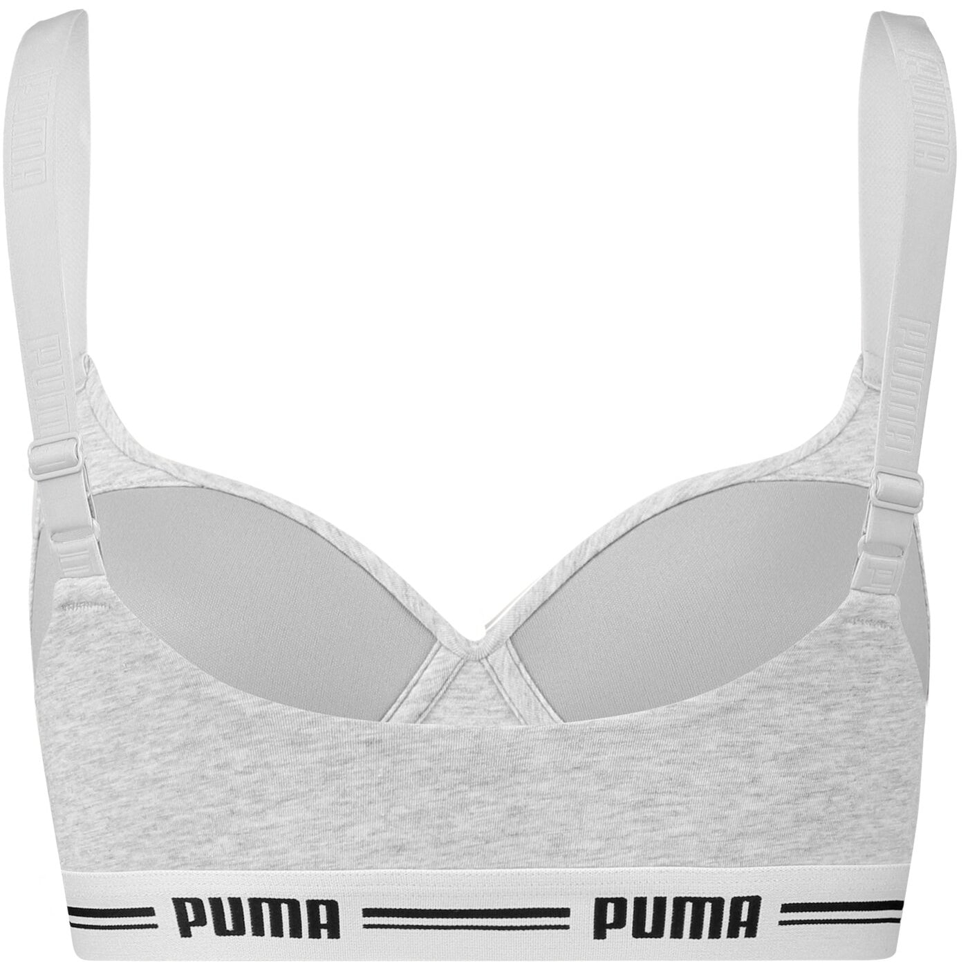 PUMA WOMEN PADDED TOP 1P HANG, XS GREY MELANGE GREY MELANGE Bild 2
