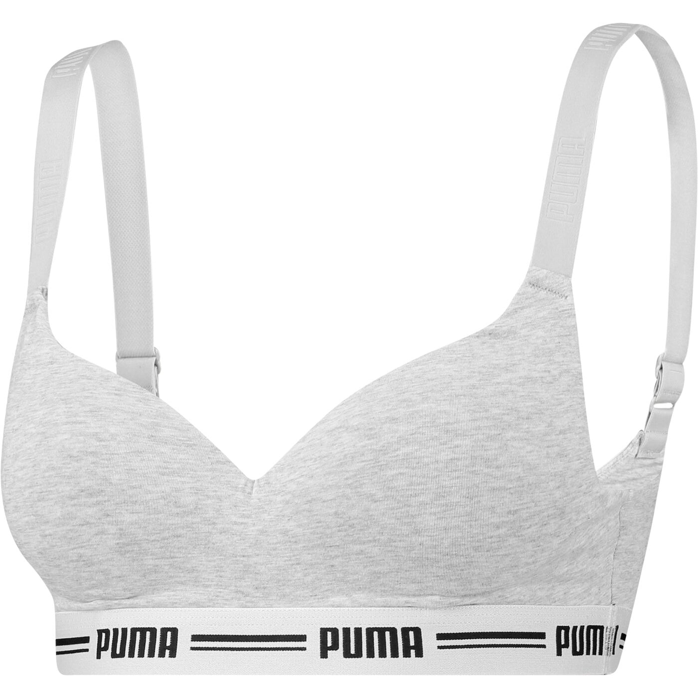 PUMA WOMEN PADDED TOP 1P HANG, XS GREY MELANGE GREY MELANGE Bild 3