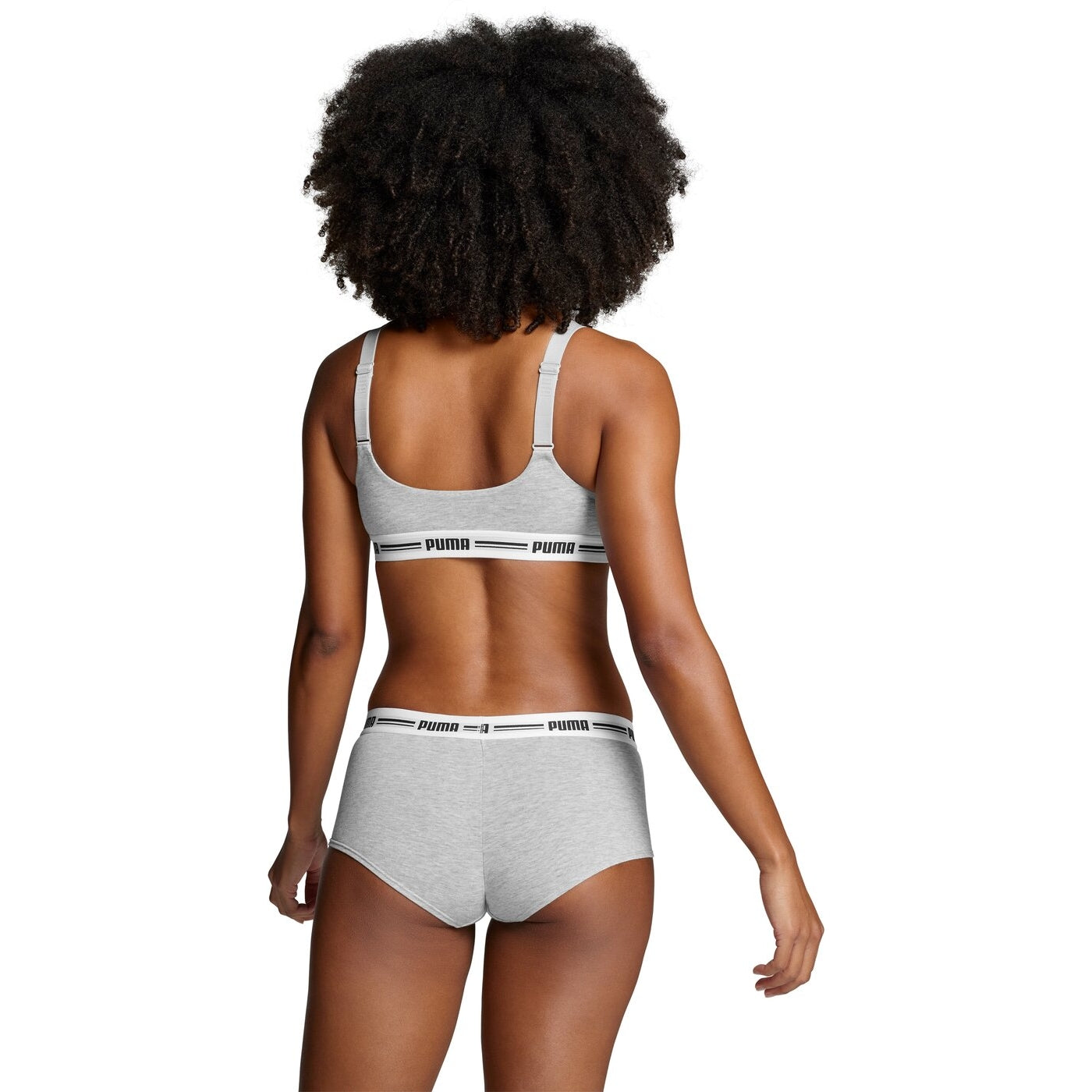 PUMA WOMEN PADDED TOP 1P HANG, XS GREY MELANGE GREY MELANGE Bild 5