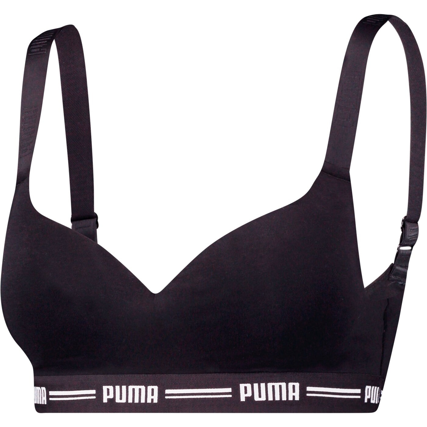 PUMA WOMEN PADDED TOP 1P HANG, XS BLACK BLACK Bild 3