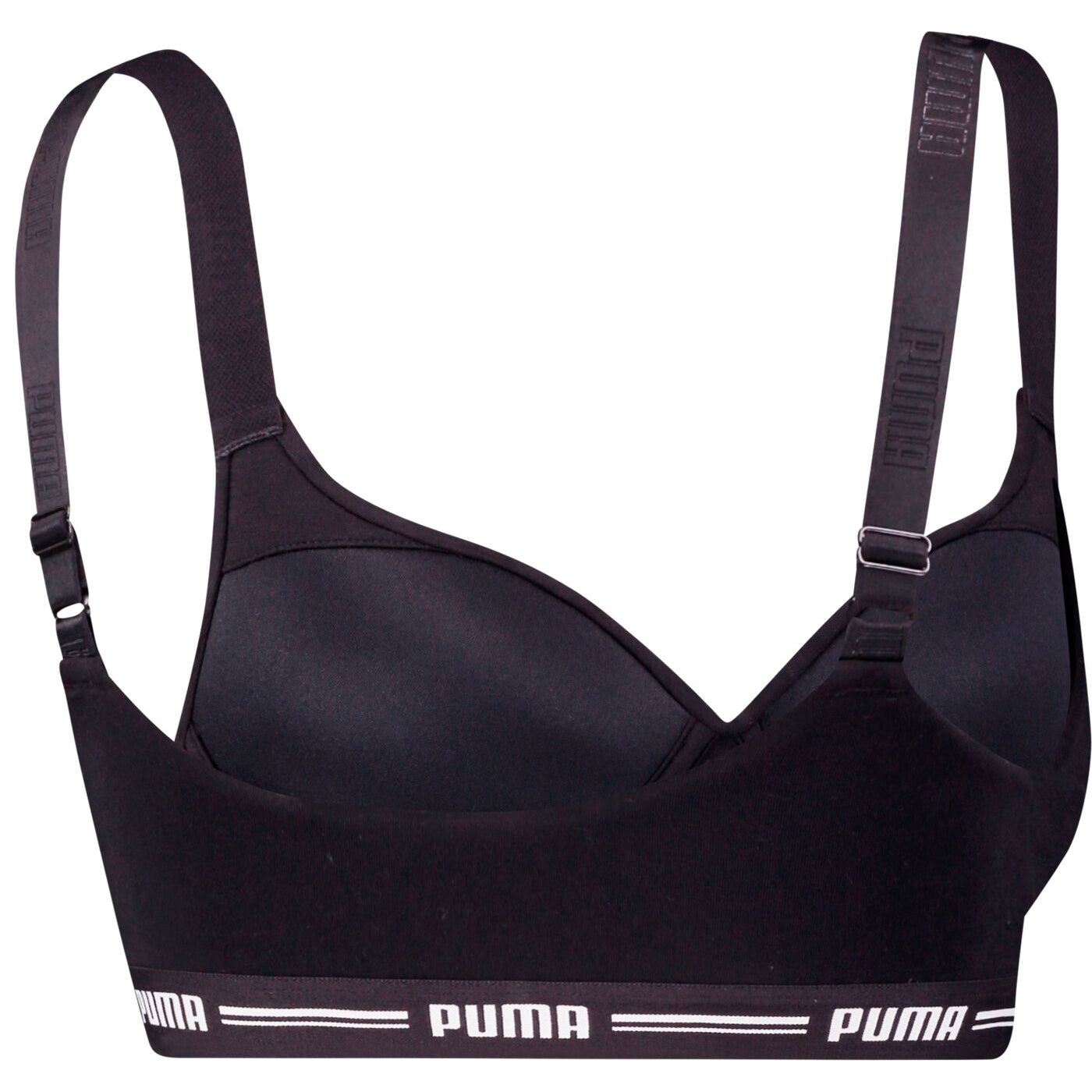 PUMA WOMEN PADDED TOP 1P HANG, XS BLACK BLACK Bild 7