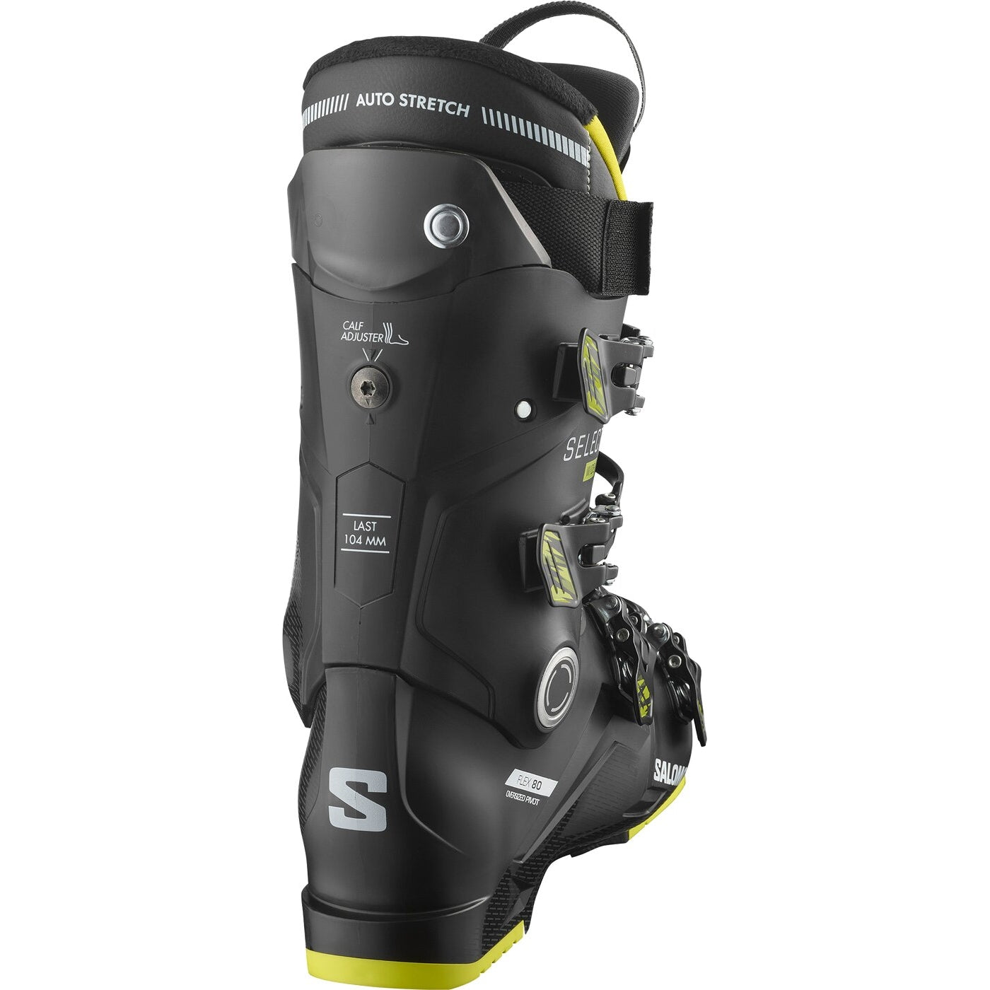 ALP. BOOTS SELECT 80 WIDE Bk/Acgr/B BLACK/ACID GREEN/BELUGA Bild 4