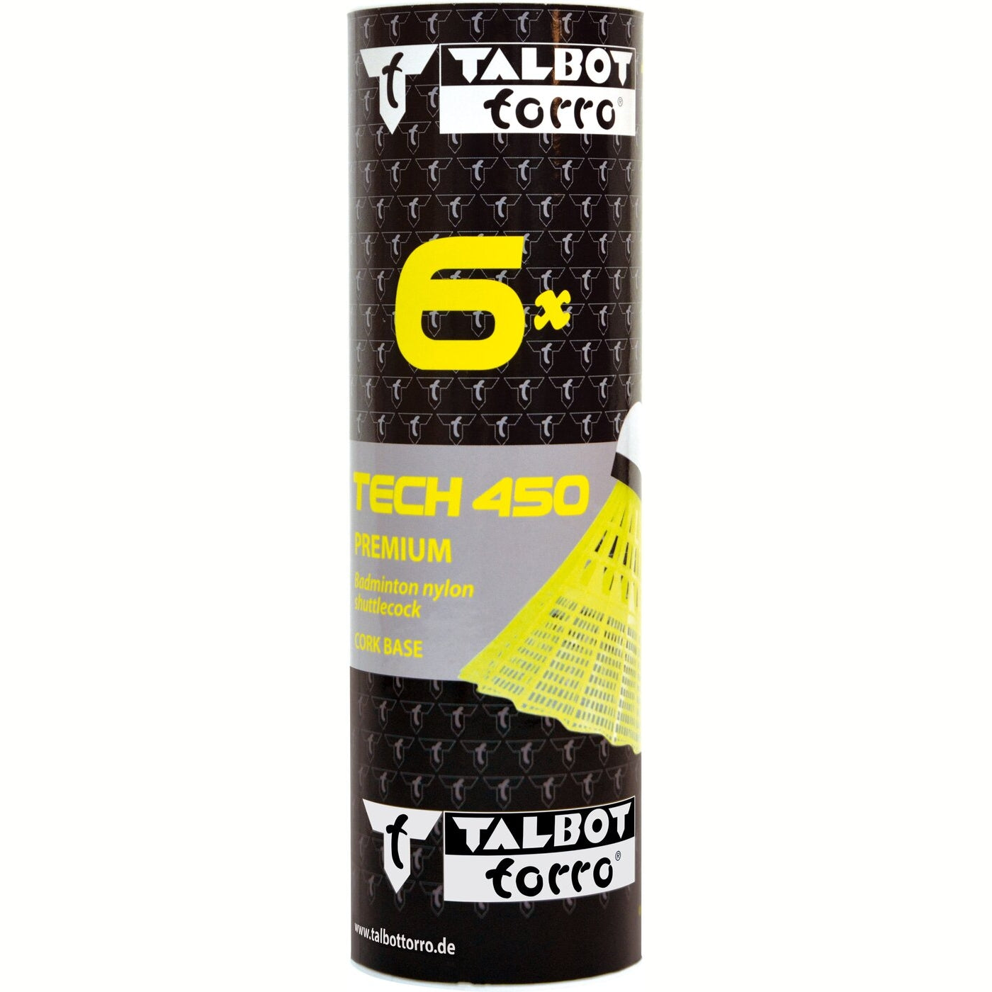 Badm.-Ball TECH 450 Korb:yellow, Speed green/slow, 6pcs.Tube KEINE FARBE KEINE FARBE Bild 1