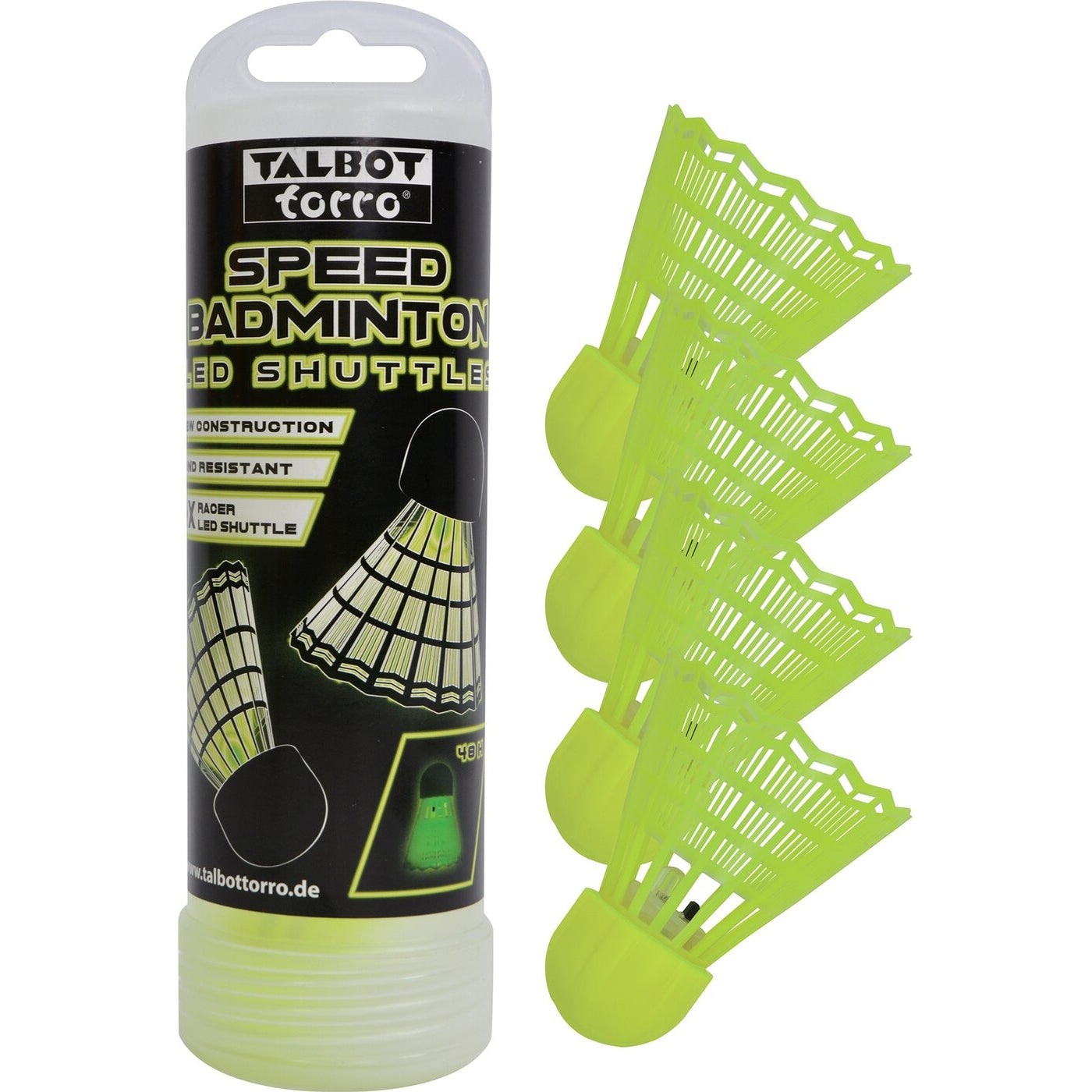 Speedbadminton LED Shuttles (4 Stüc KEINE FARBE Bild 2
