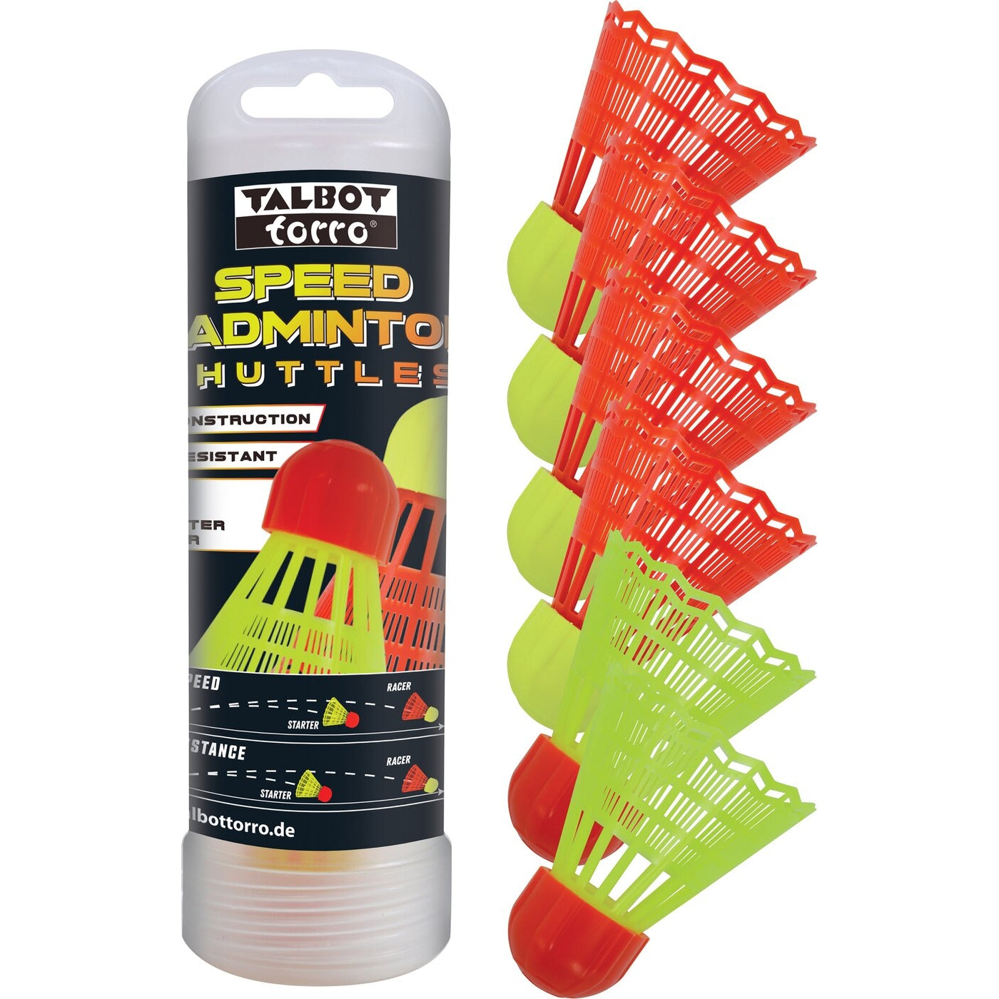 Speedbadminton Shuttles (6 Stück) KEINE FARBE Bild 2