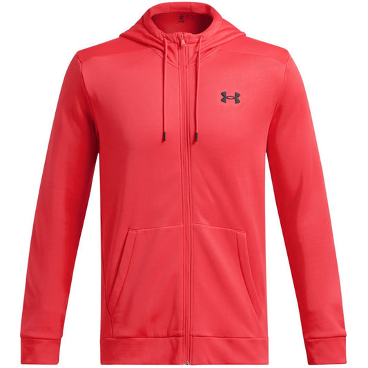 UA ARMOUR FLEECE FZ HOODIE RACER RED RACER RED Bild 1