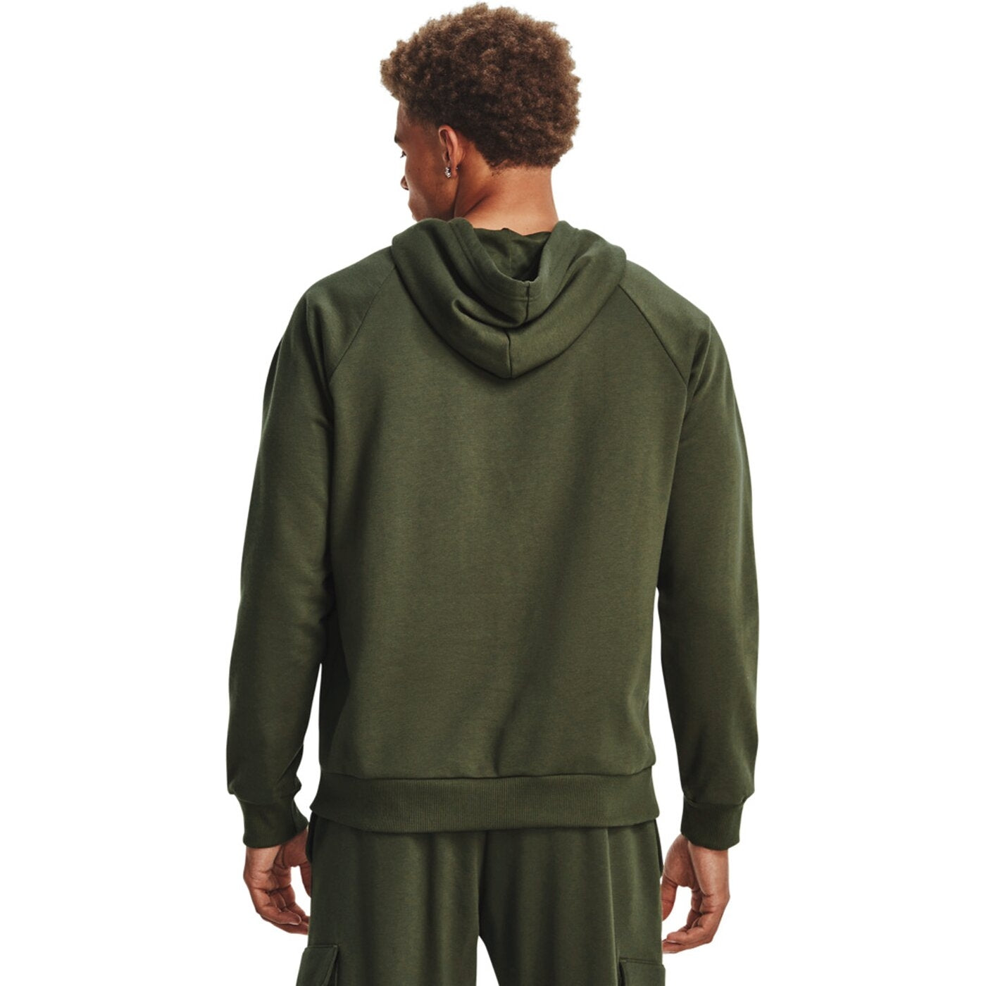 UA RIVAL FLEECE HOODIE MARINE OD GREEN MARINE OD GREEN Bild 4