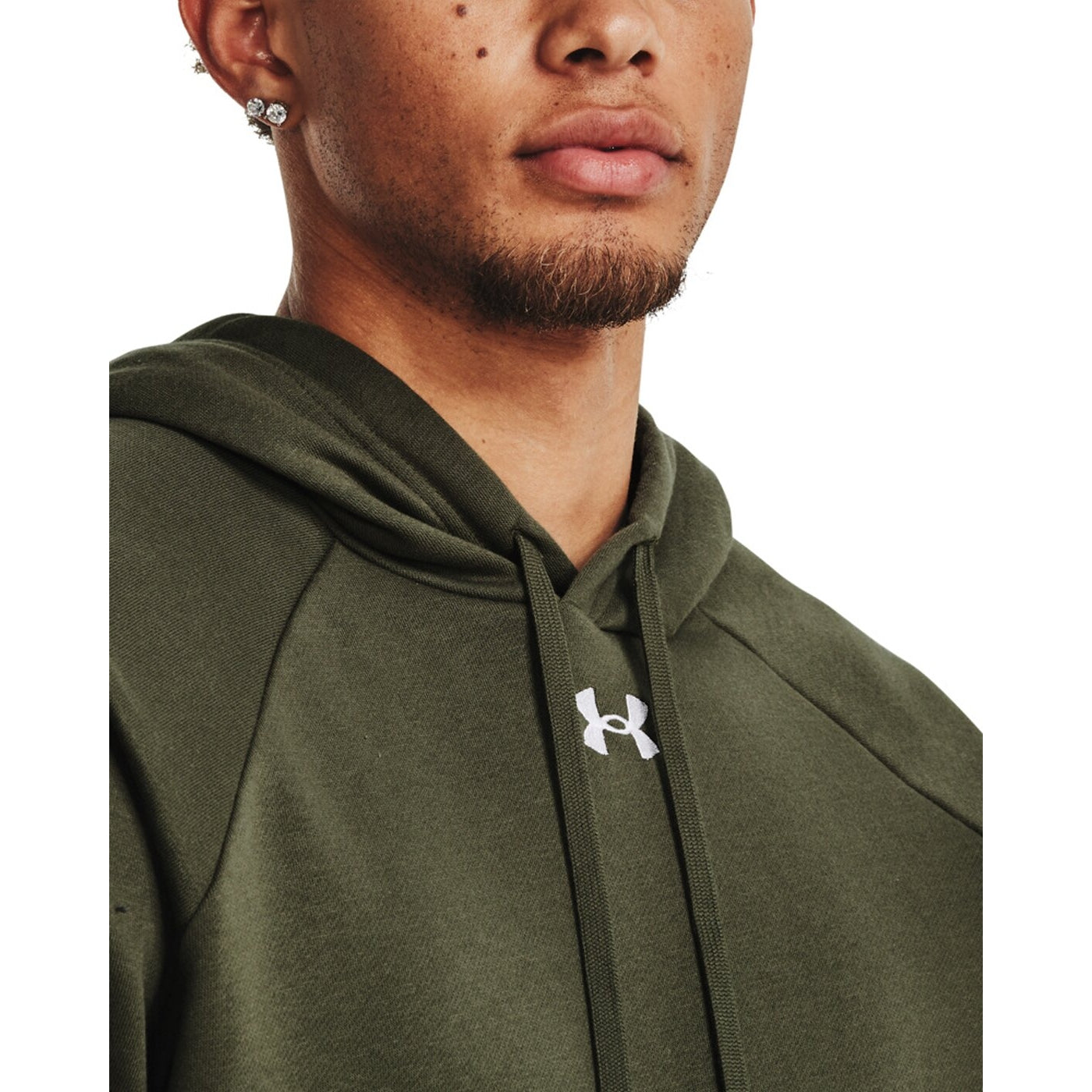 UA RIVAL FLEECE HOODIE MARINE OD GREEN MARINE OD GREEN Bild 6
