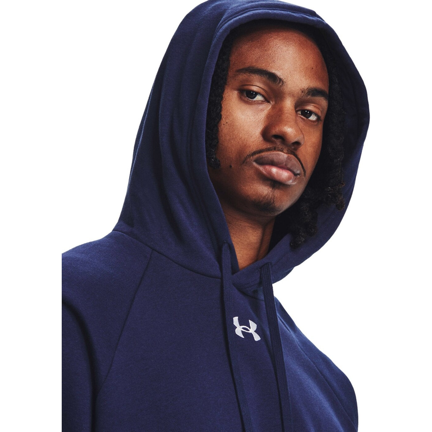 UA RIVAL FLEECE HOODIE MIDNIGHT NAVY MIDNIGHT NAVY Bild 6