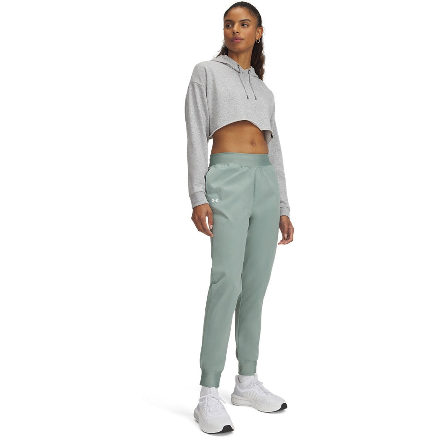 UA RIVAL HI RISE WOVEN PANT SILICA GREEN SILICA GREEN Bild 3