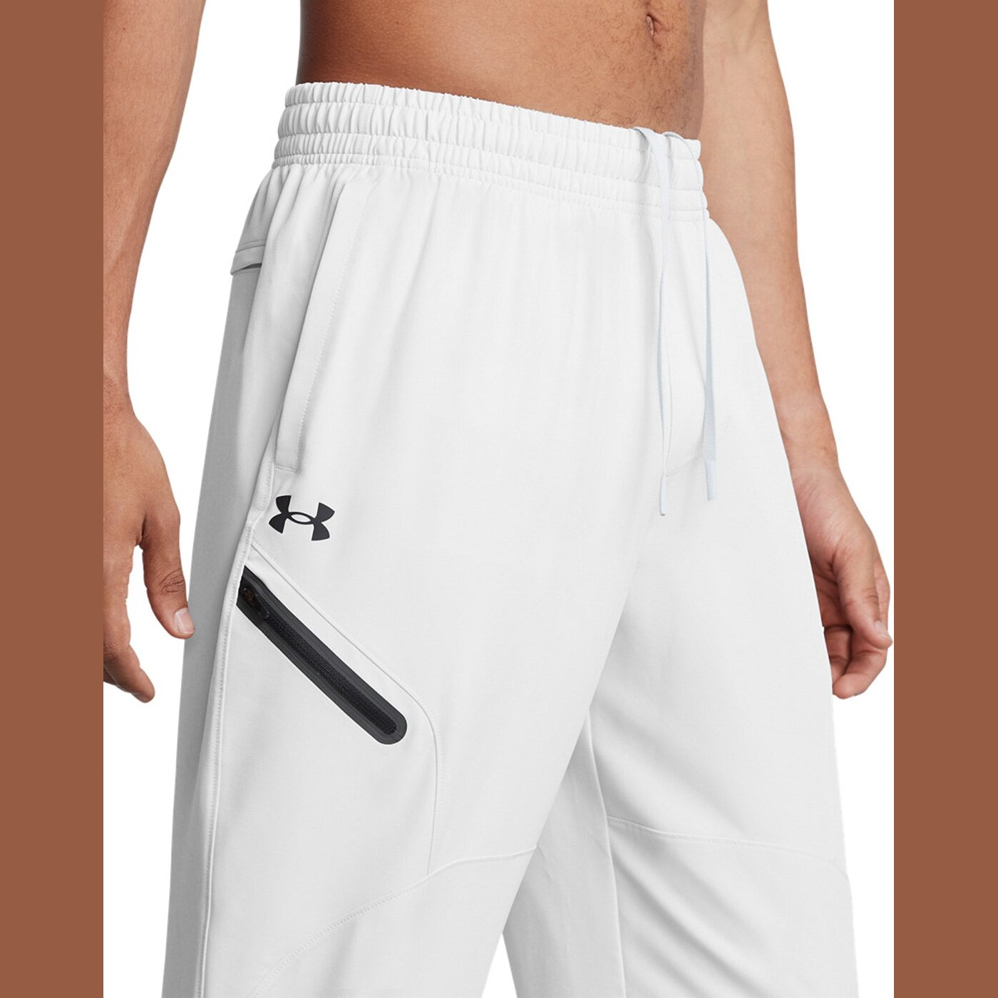 UA UNSTOPPABLE WOVEN JOGGER HALO GRAY HALO GRAY Bild 6