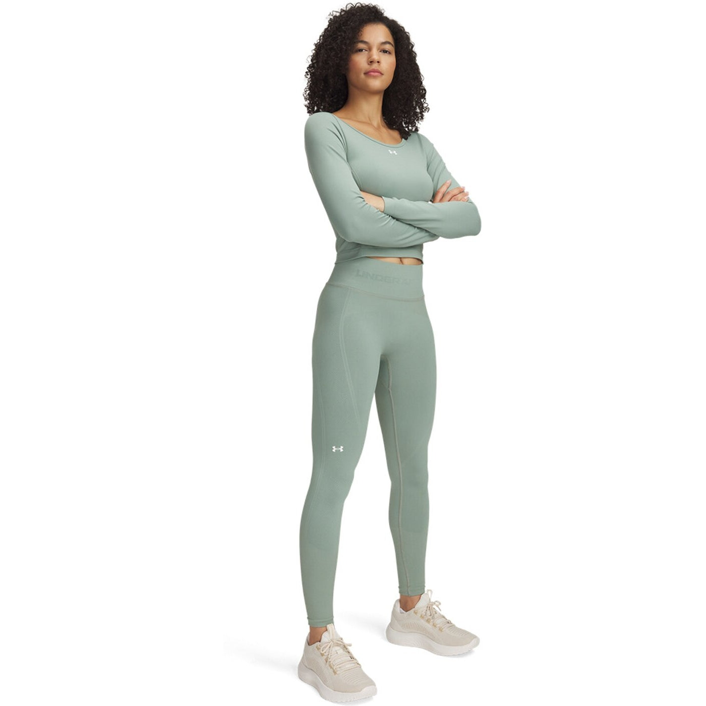 UA VANISH SEAMLESS LEGGING SILICA GREEN SILICA GREEN Bild 1