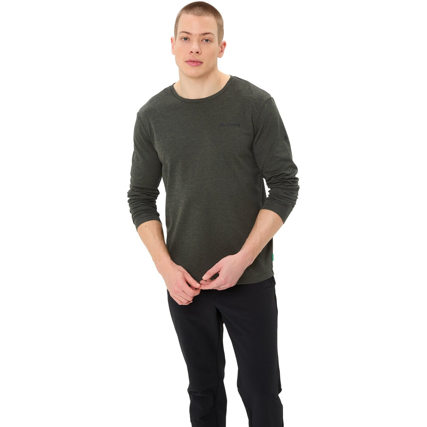 Me Essential LS T-Shirt KHAKI KHAKI Bild 5