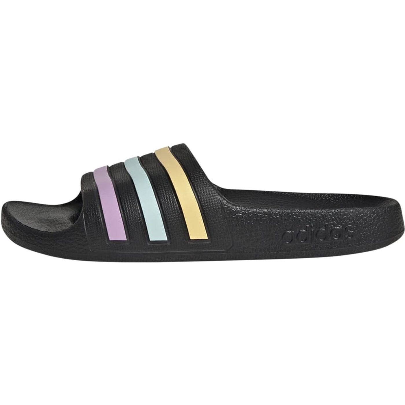 ADILETTE AQUA K CBLACK/ORGTIN/HALMIN CBLACK/ORGTIN/HALMIN Bild 5