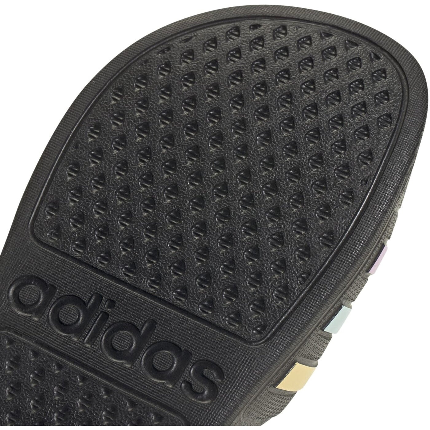 ADILETTE AQUA K CBLACK/ORGTIN/HALMIN CBLACK/ORGTIN/HALMIN Bild 8