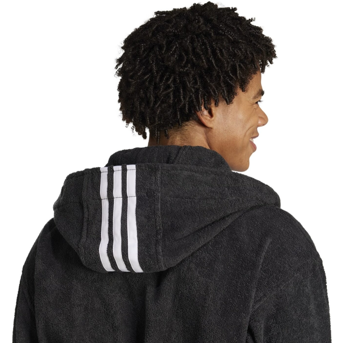 BATHROBE HOODED BLACK BLACK Bild 4